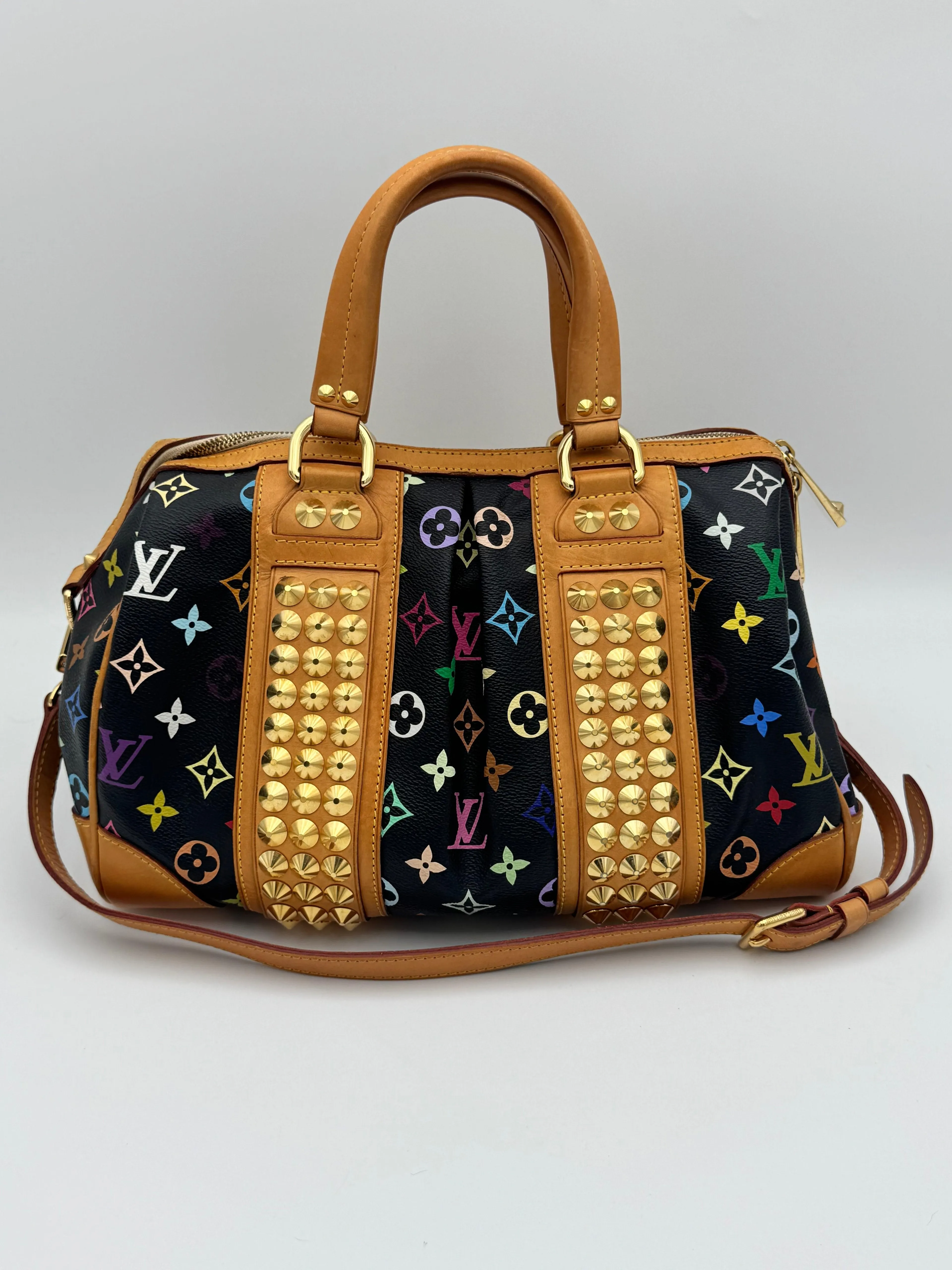 Louis Vuitton x Takashi Murakami Multicolore Courtney MM | Black