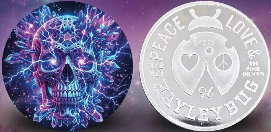 Crystal Mind Design by Hayleybug Mint - 1/2oz Silver