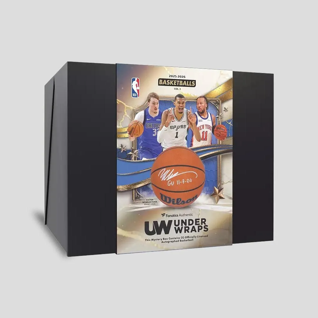 2026 Fanatics Fanatics Underwraps Signed Basketball VOL 1.