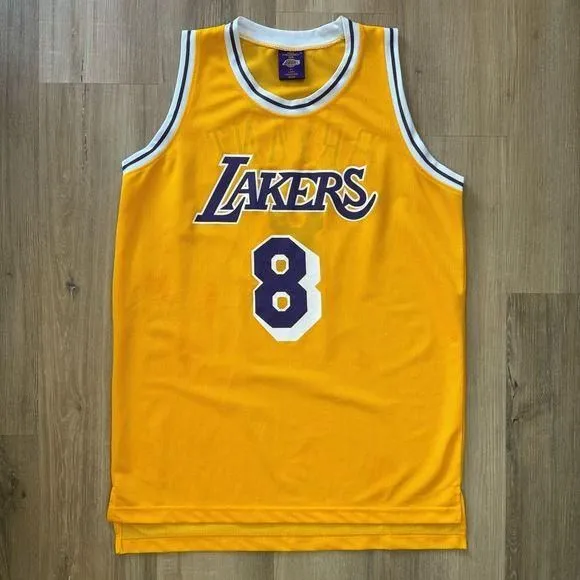 Product image for Los Angeles Lakers Jersey Kobe #8 By Links Marketing Group Size XL Sleeveless