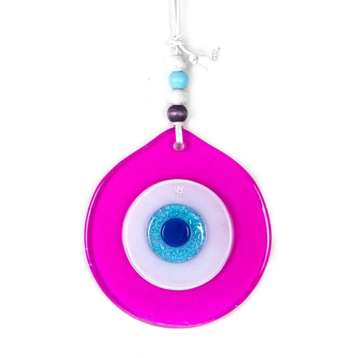 Glass Turkish Evil Eye Wall Decor