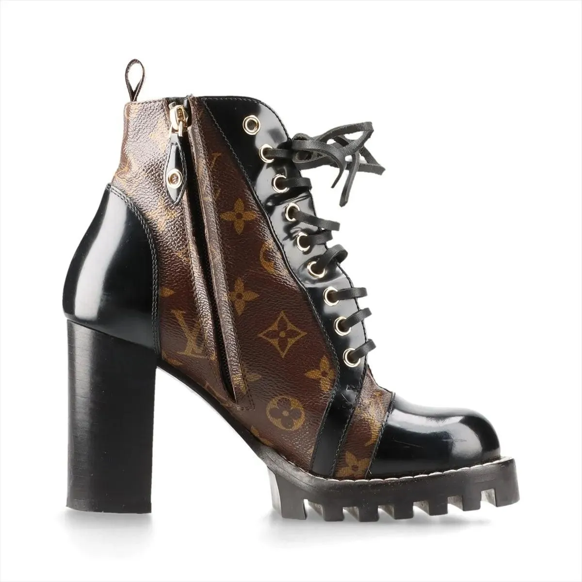 Louis Vuitton Star Trail Line Boots Monogram (Black Size 37) 3387