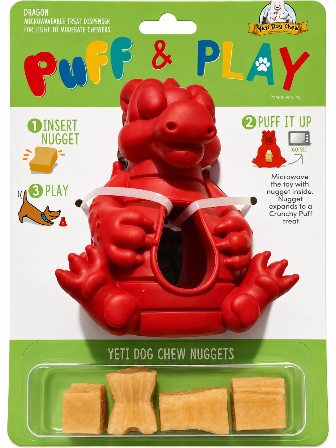 Red Dragon - Yeti Dog Chew Puff & Play