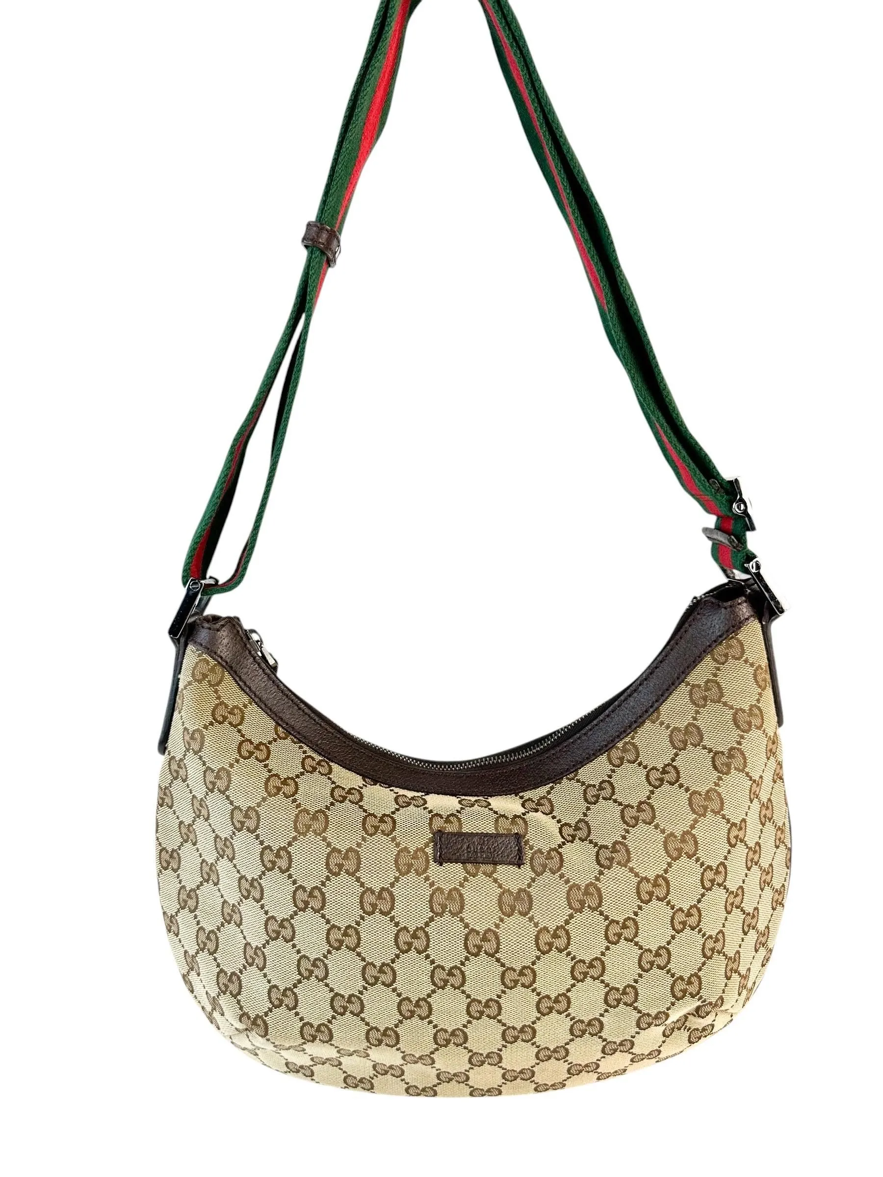 Gucci Brown GG Canvas Sherry Shoulder Bag
