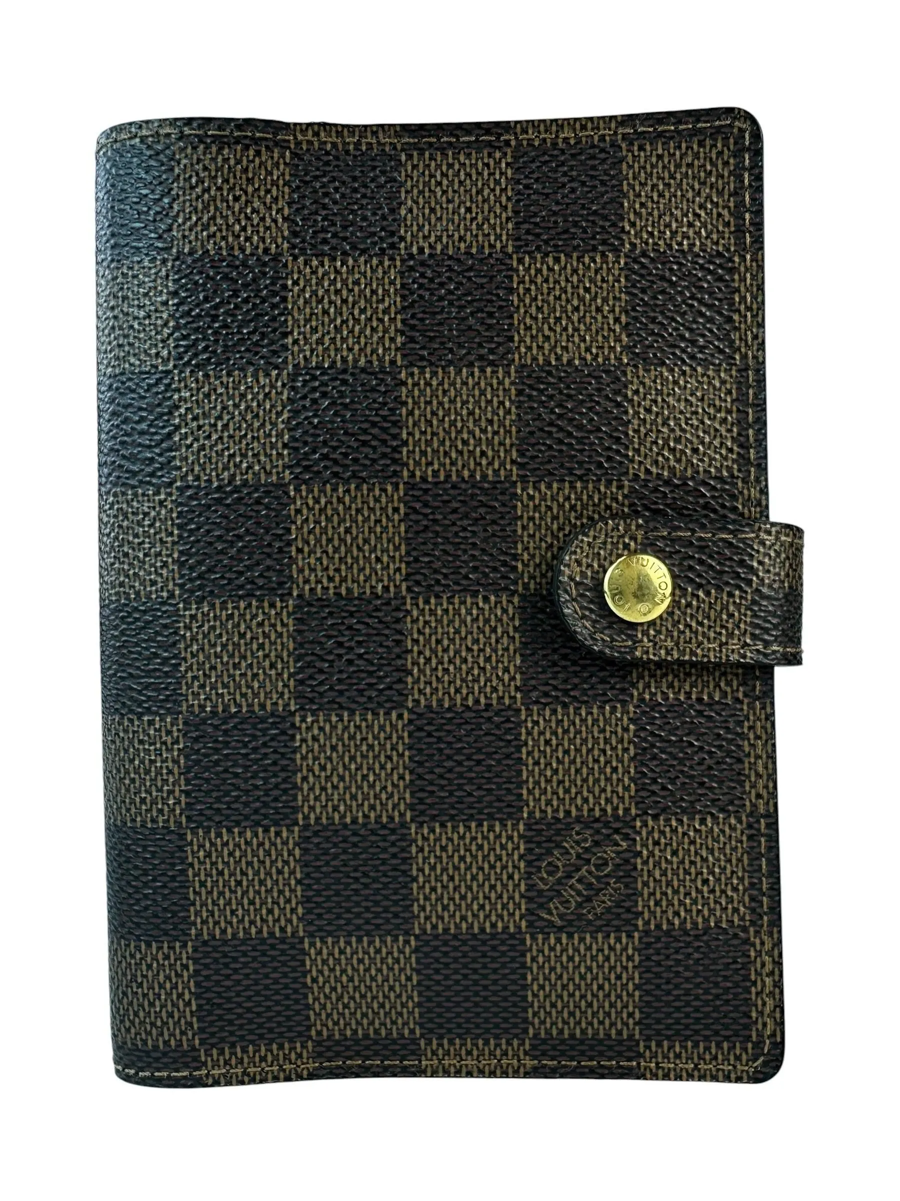 Louis Vuitton Damier Ebene Coated Canvas Agenda PM