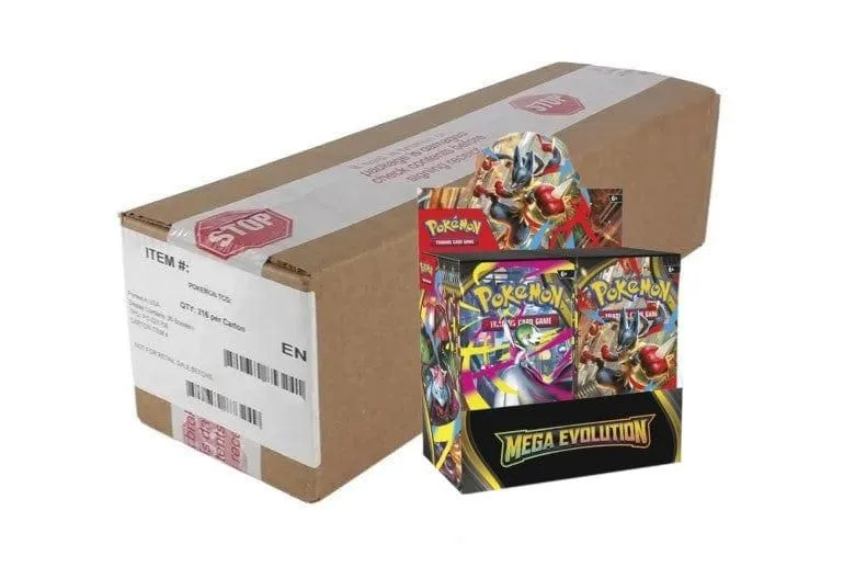 Mega Evolution Enchanced Pokemon Booster Box Factory Sealed Case (6 Boxes) Brand New