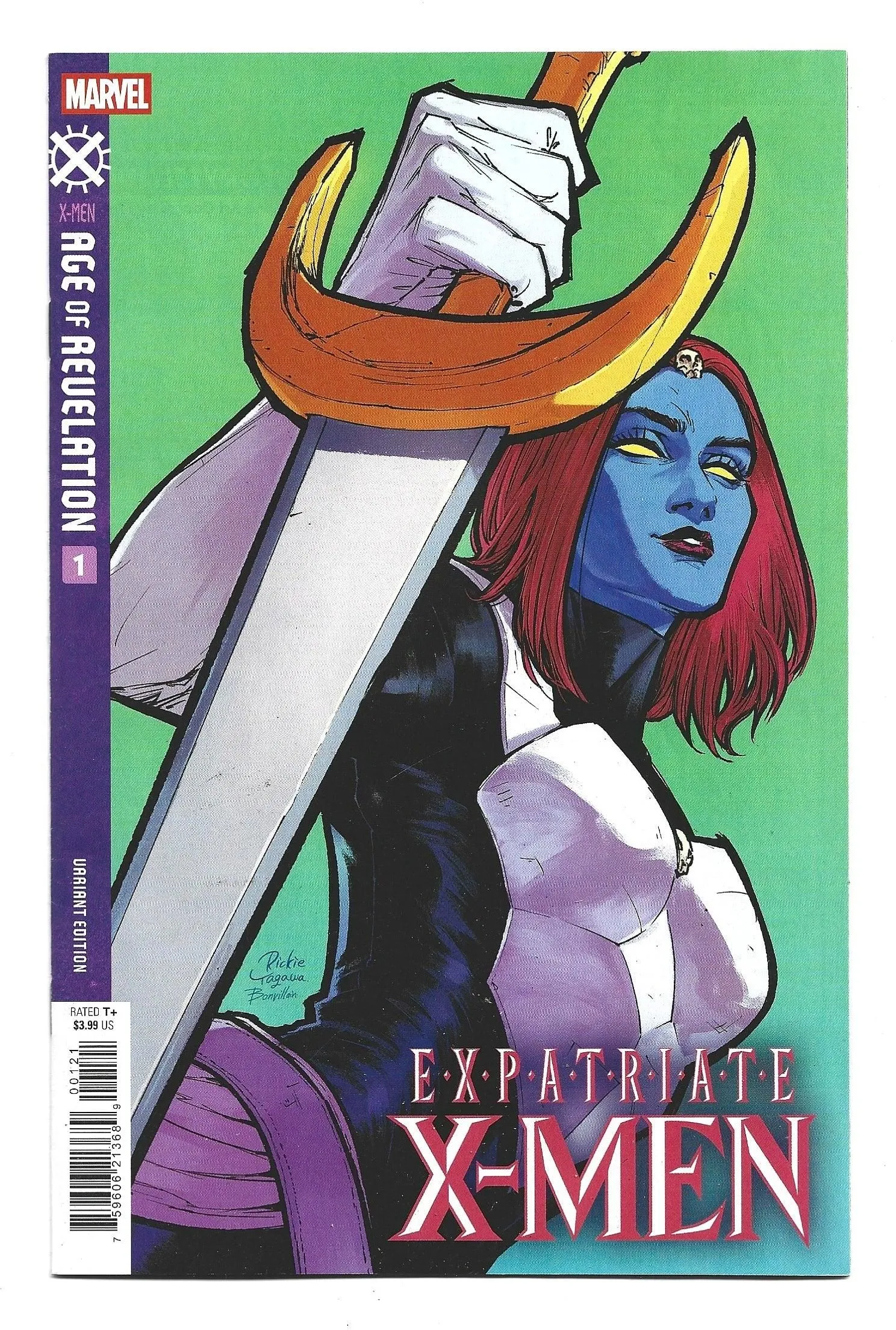 EXPATRIATE X-MEN #1 Rickie Yagawa Cover Art