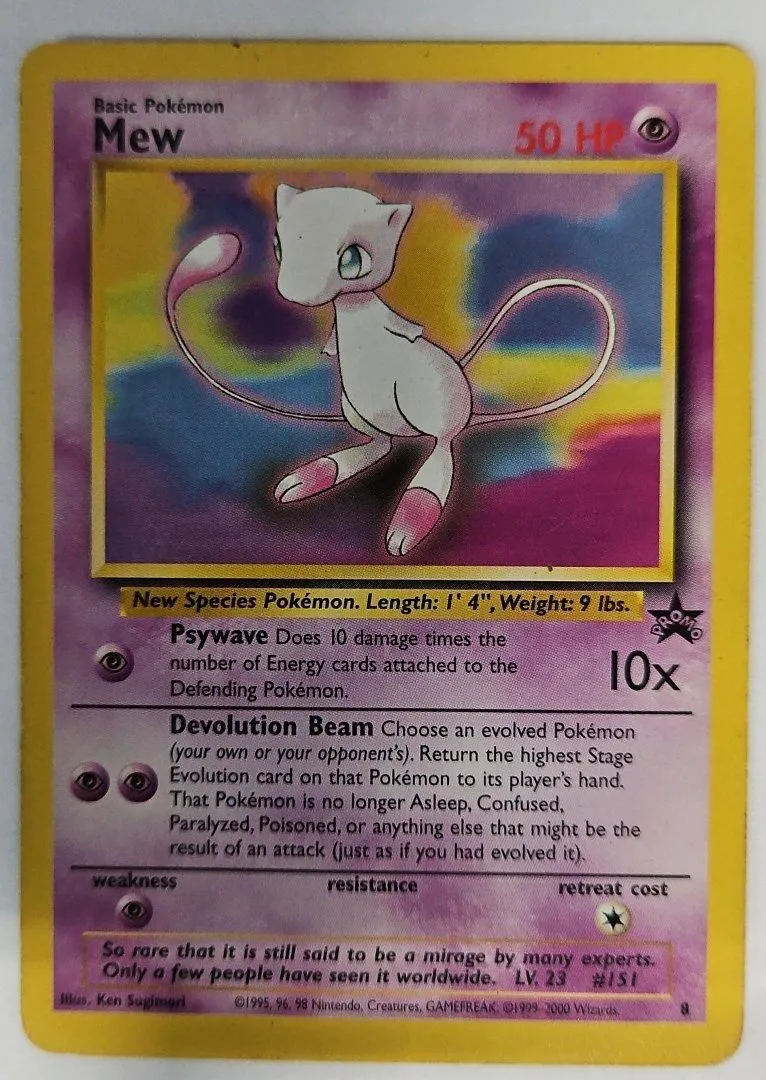 Mew - Wizards Black Star Promos 8 - pokemon - Promo