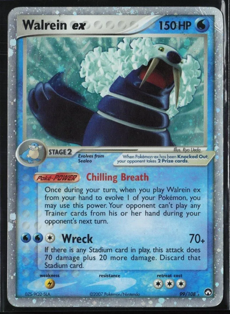 Walrein ex - Power Keepers 99/108 - Pokemon - Ultra Rare Holo