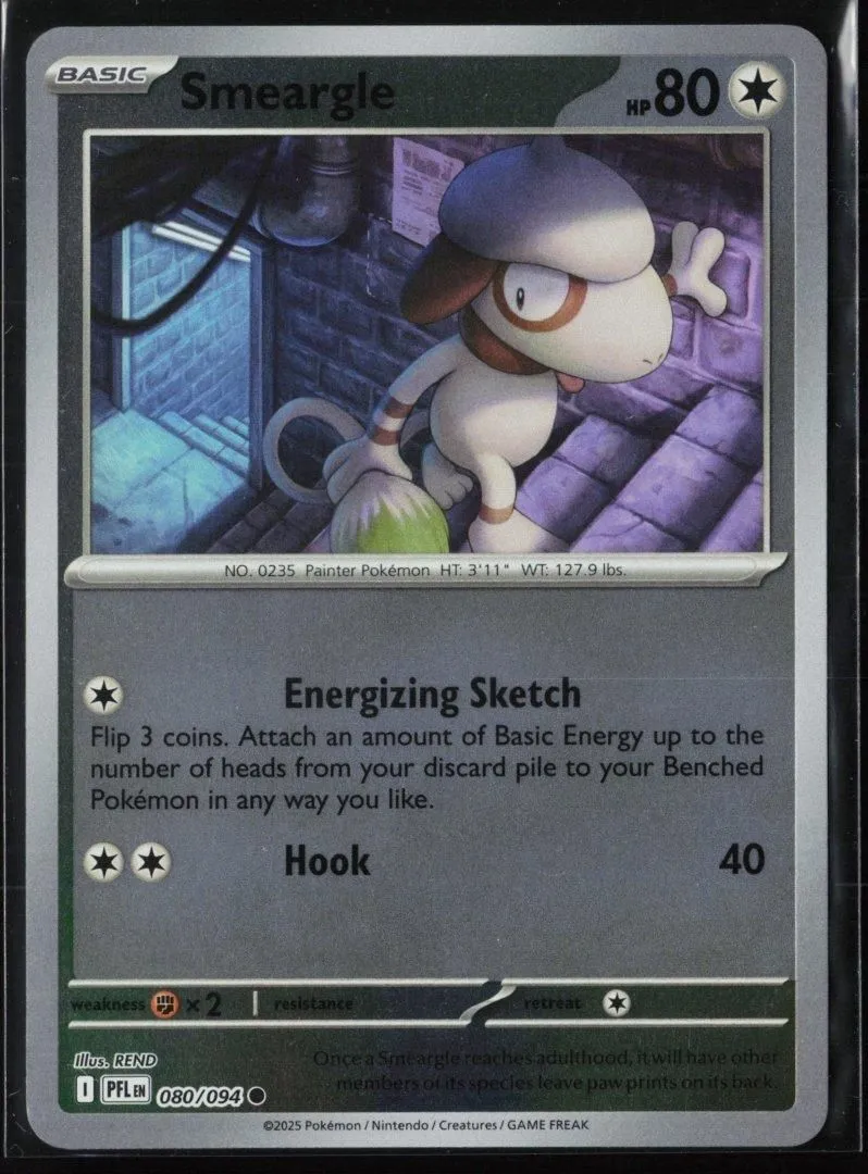 Smeargle - ME02: Phantasmal Flames 080 - pokemon - Common Reverse Holo