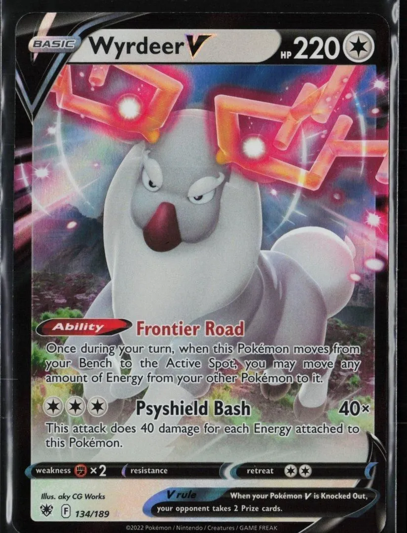 Wyrdeer V - SWSH10: Astral Radiance 134/189 - Pokemon - Ultra Rare Holo