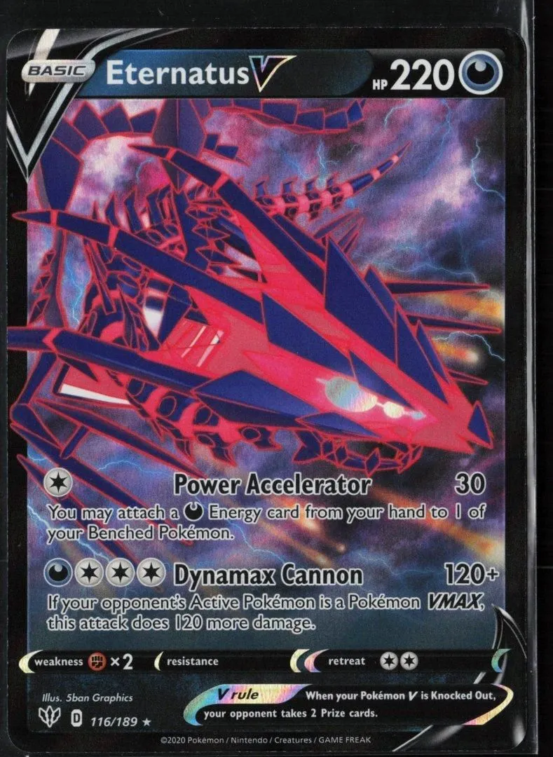 Eternatus V - SWSH03: Darkness Ablaze 116/189 - Pokemon - Ultra Rare Holo