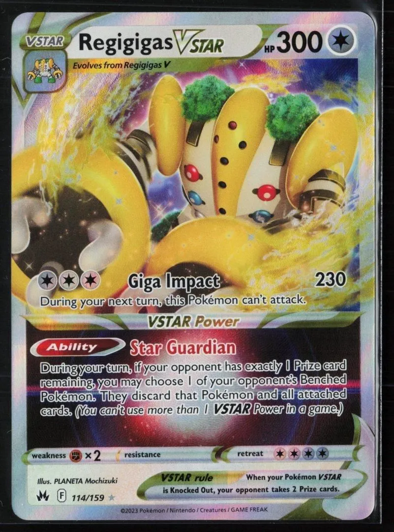 Regigigas VSTAR - SWSH: Crown Zenith 114/159 - Pokemon - Ultra Rare Holo
