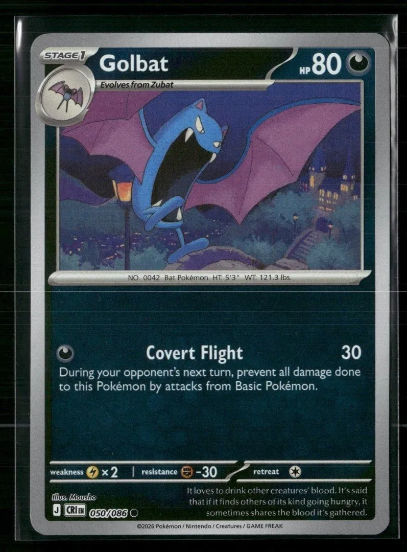 Golbat - ME04: Chaos Rising 050/086 - pokemon - Common Reverse Holo