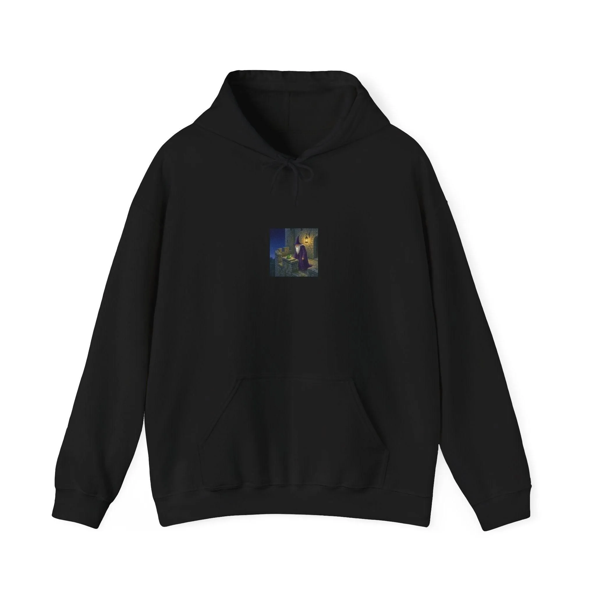 Small Logo Frog Talk Galactic Wizard Unisex Hooded Sweatshirt