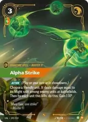 Riftbound: League of Legends Trading Card Game - Unleashed - Alpha Strike - Epic - Foil