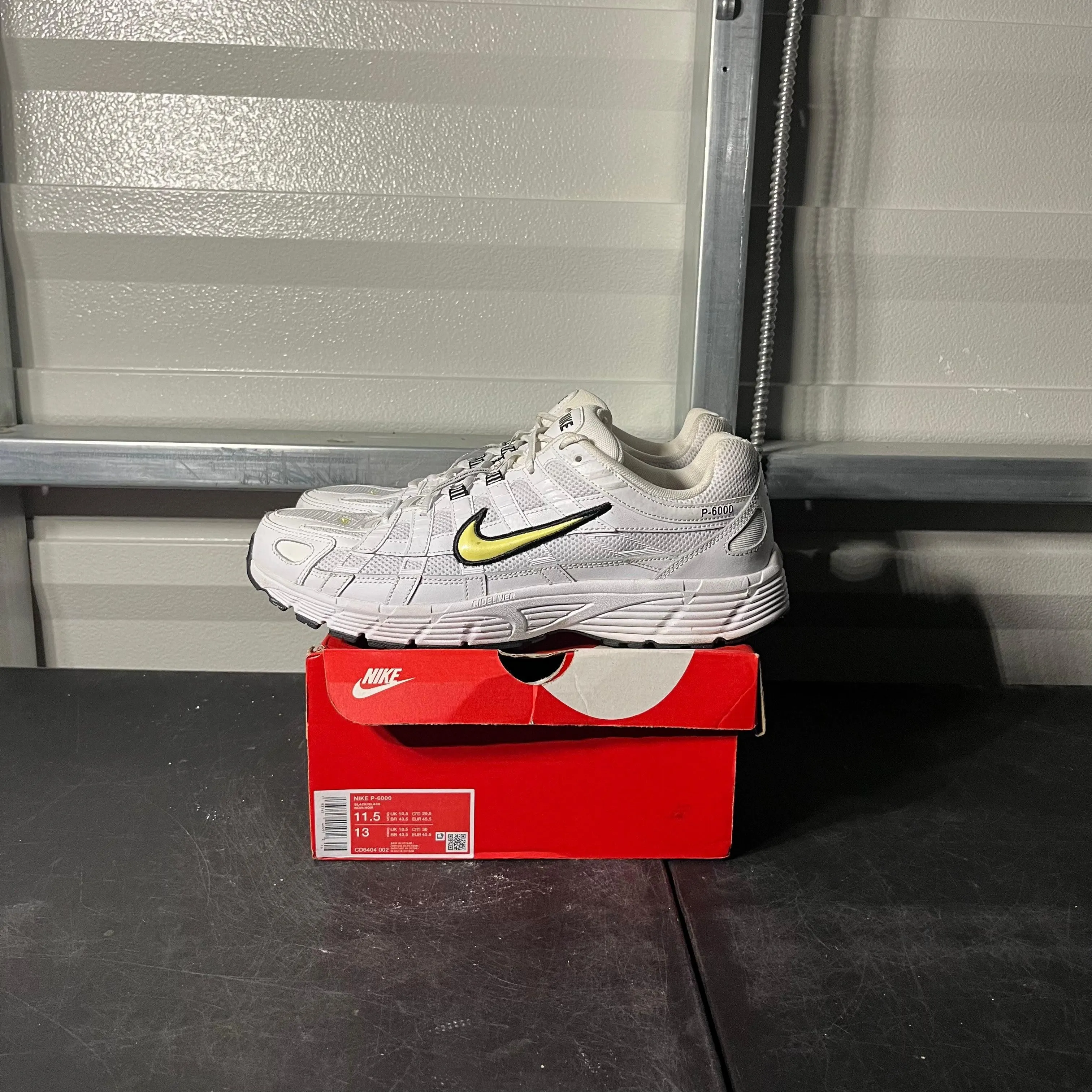 Size 11.5 - P-6000 White Yellow