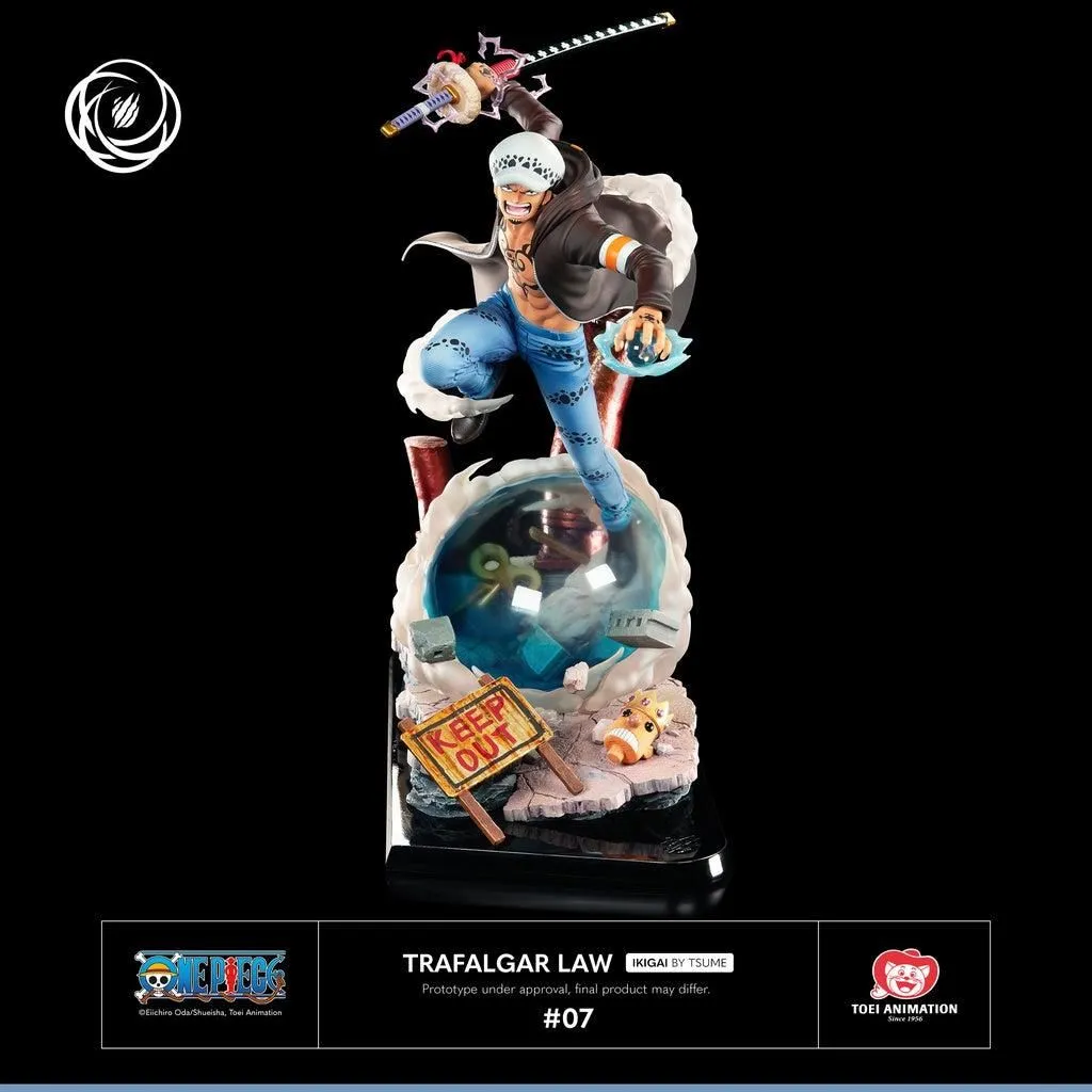 ONE PIECE – Figurine Trafalgar D. Water Law Ikigai by Tsume (Occasion)