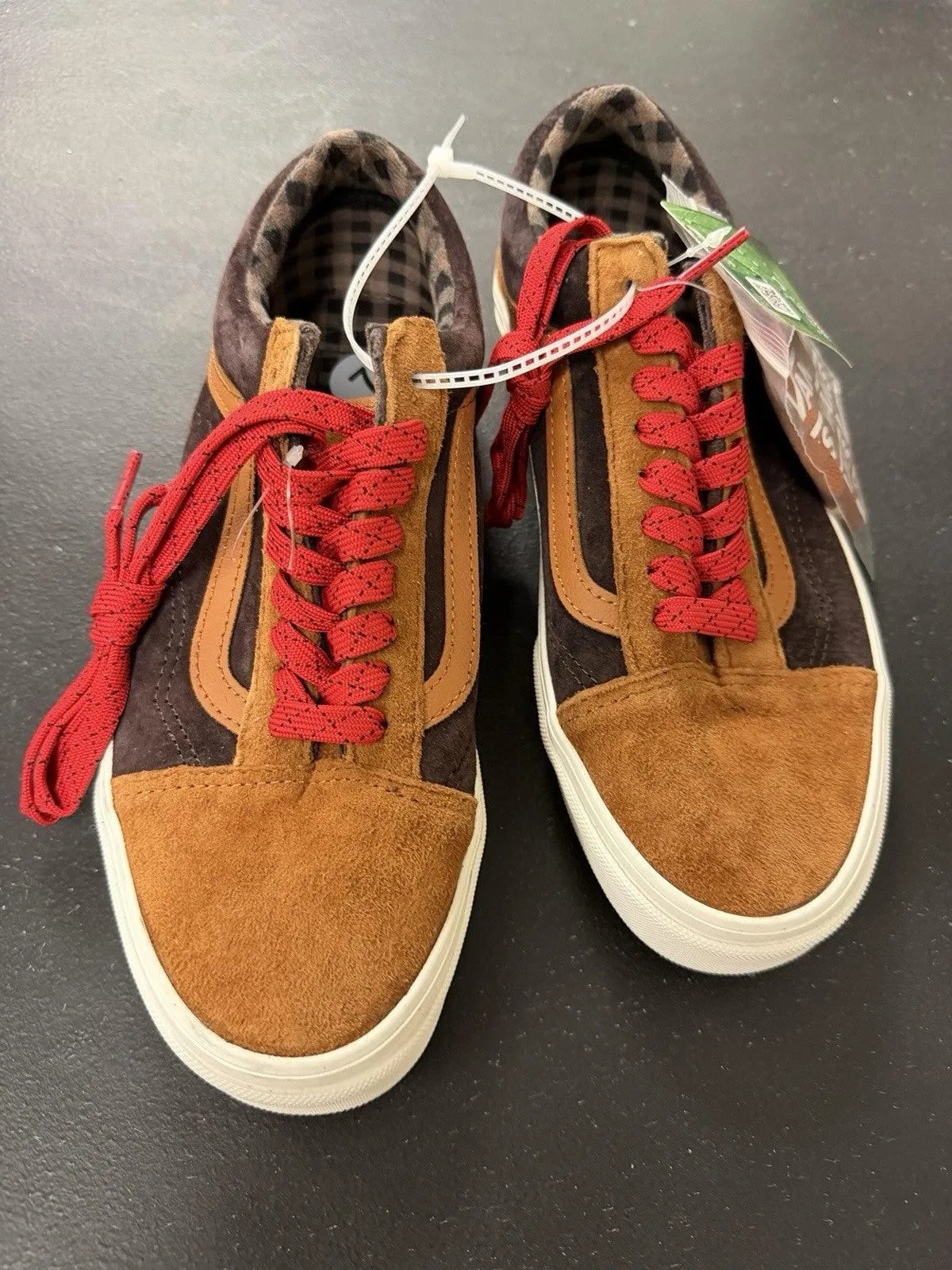 Vans Old Skool Low Cut Pig Suede Plaid VN0A2Z42N1Z Men's Size