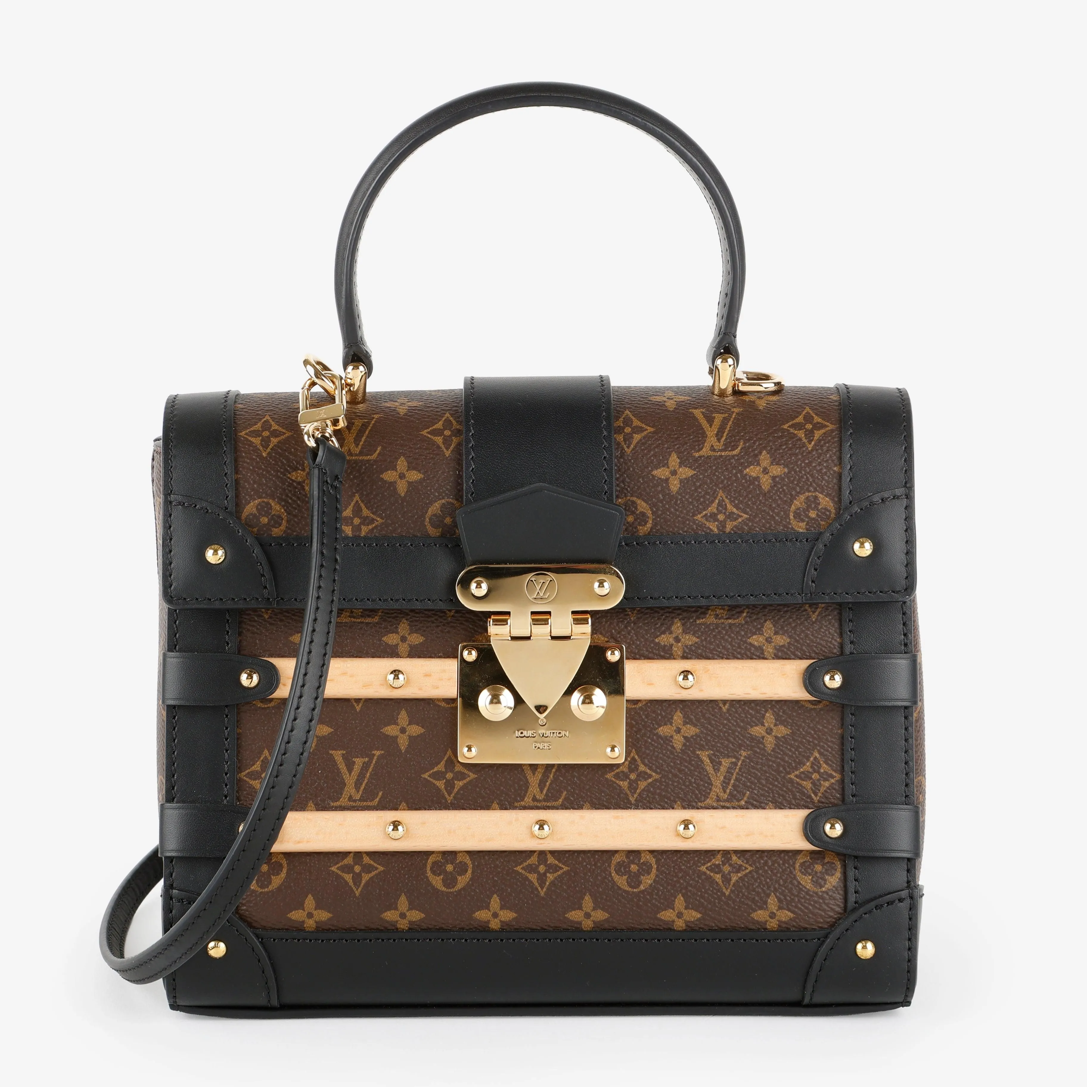 Trianon Trunk PM, Monogram Black