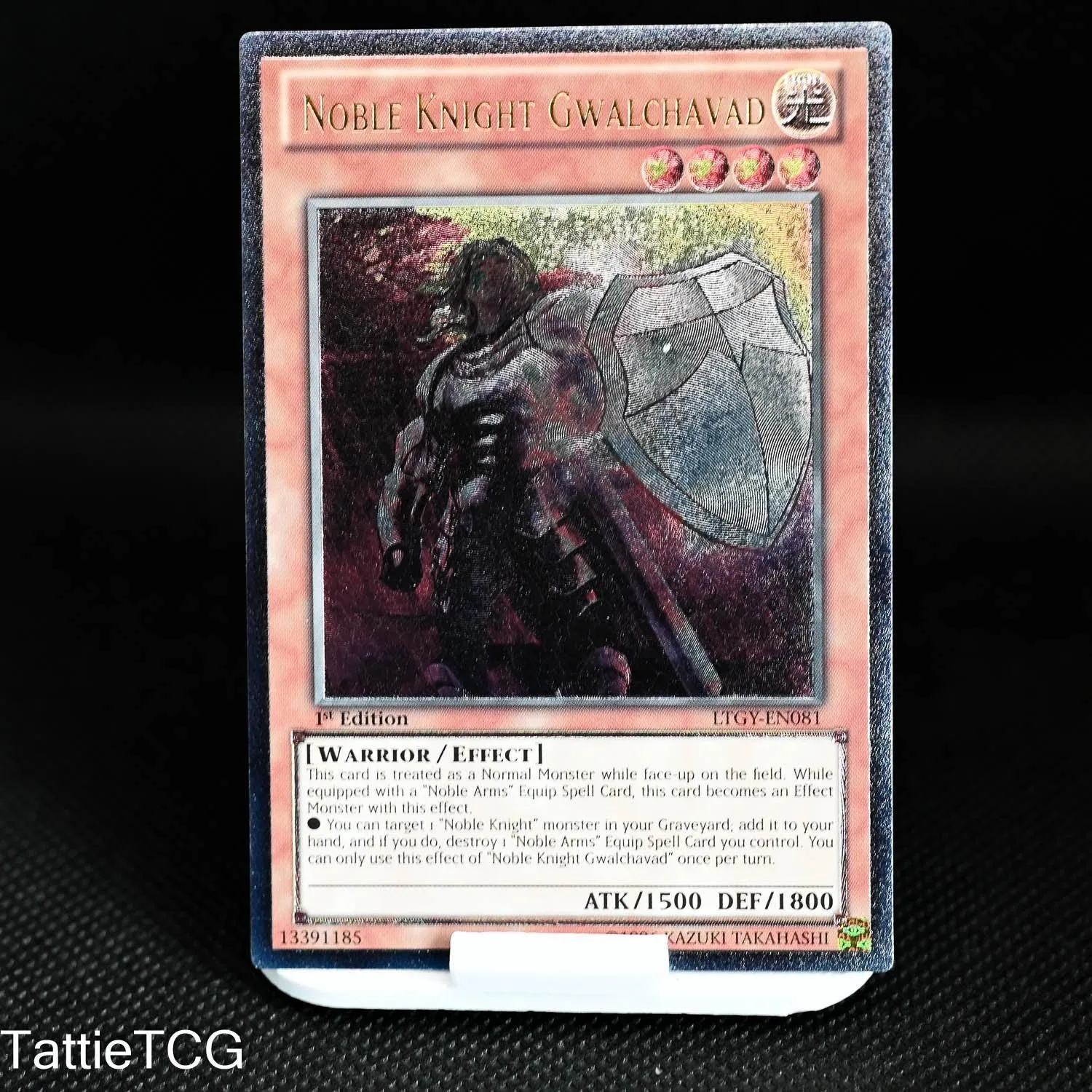 1st Edition Noble Knight Gwalchavad - LTGY-EN081 - NM