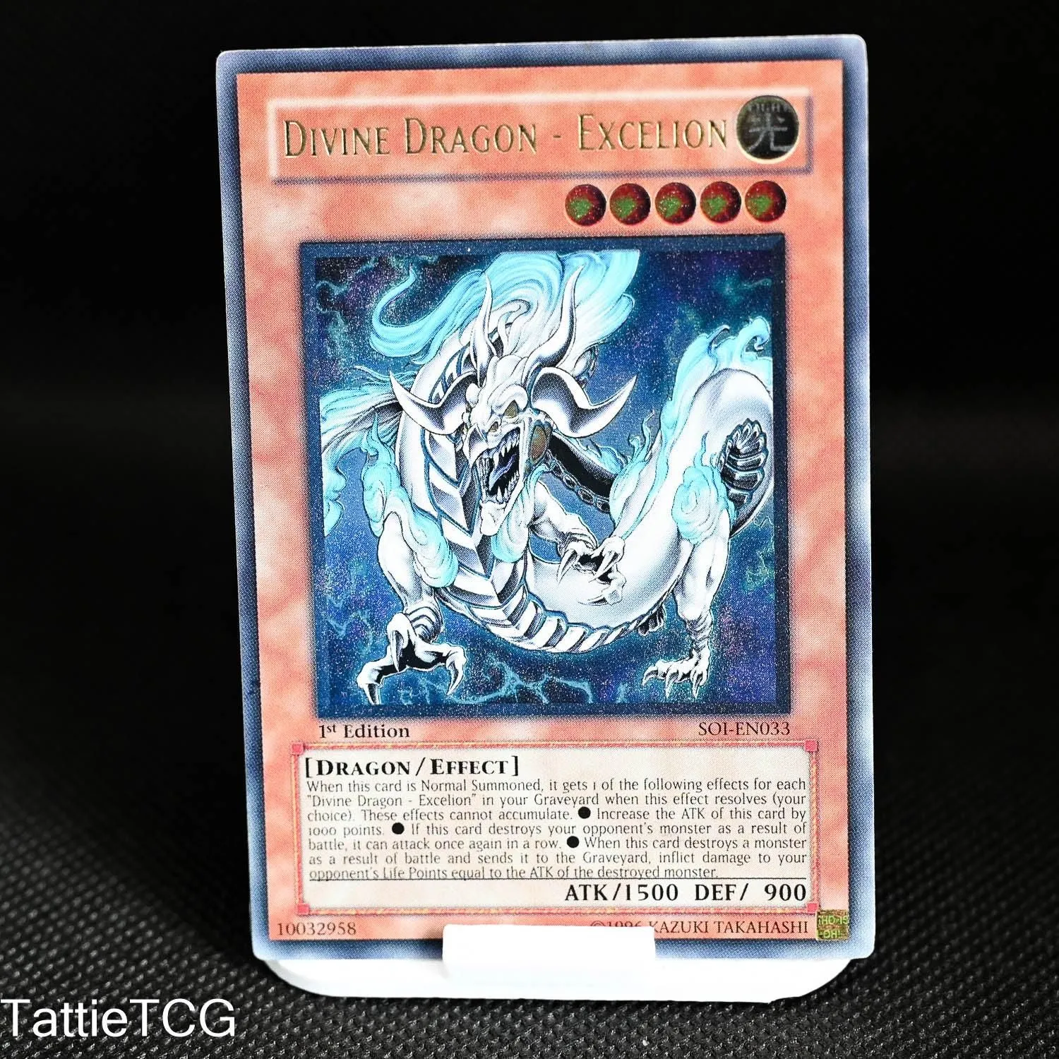 1st Edition Divine Dragon - Excellion - SOI-EN033 - NM