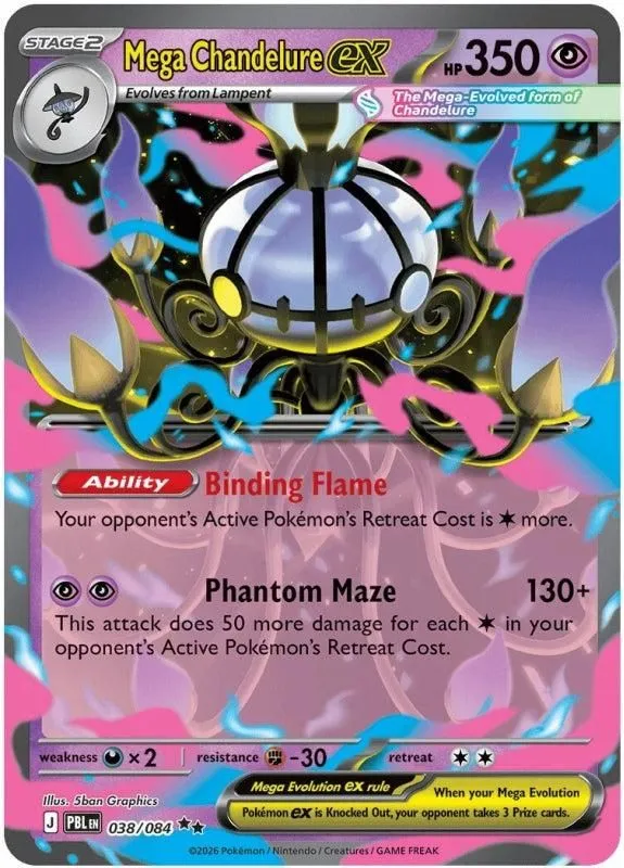 Mega Chandelure ex 038/084