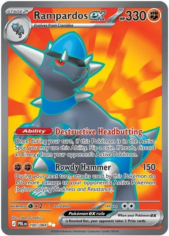 Rampardos ex 100/084