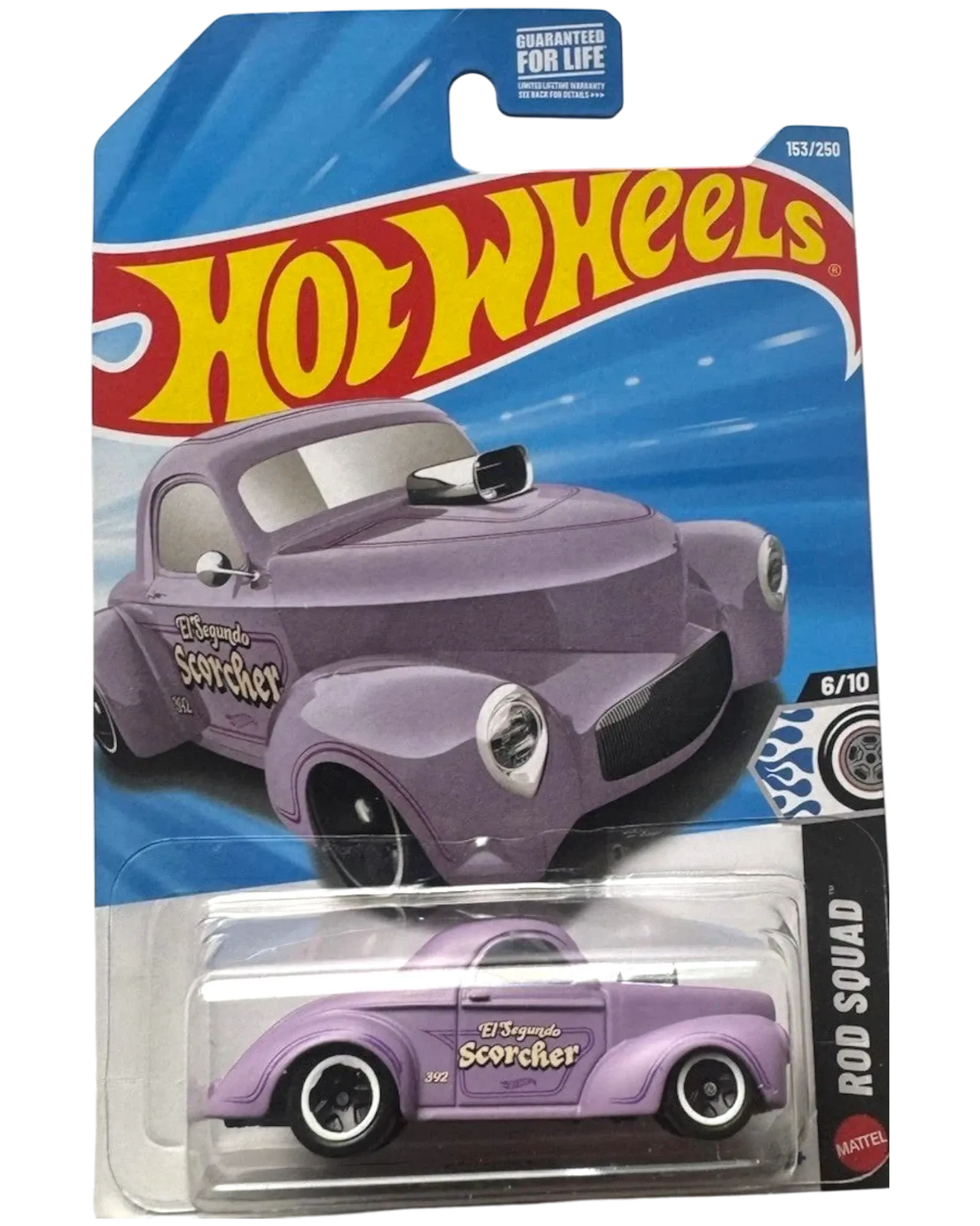 Scratch & Dent Hot Wheels '41 Willys 1:64 Die-Cast – Rod Squad #6/10 #153/250