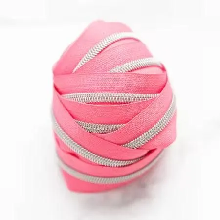 Knot & Thread Zippers by yard Rose Glow 3yds # KAT-ZIP3