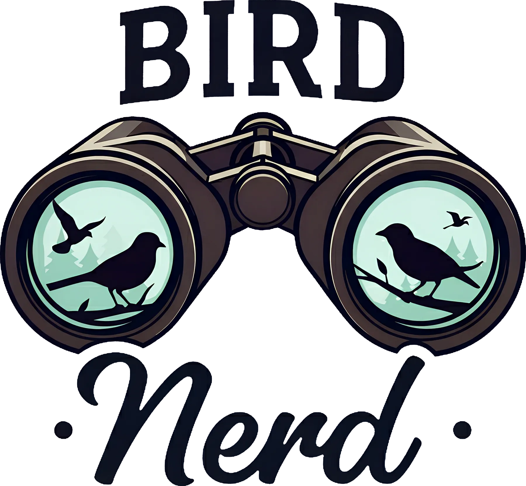 DTF Transfer – Bird Nerd Multi Sizes (AN-BD002)