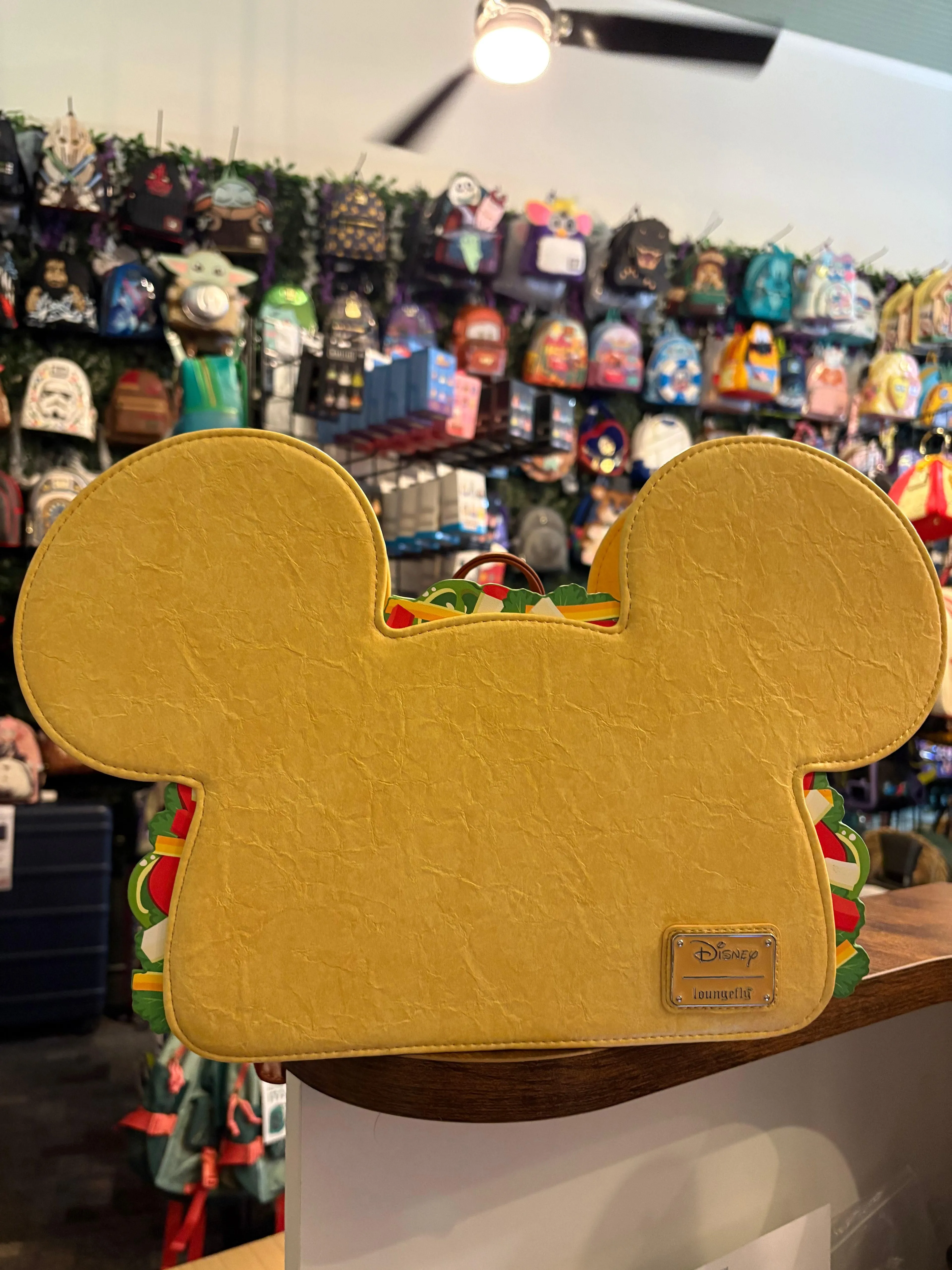 Loungefly Style Rush Disney Mickey Taco Convertible Backpack