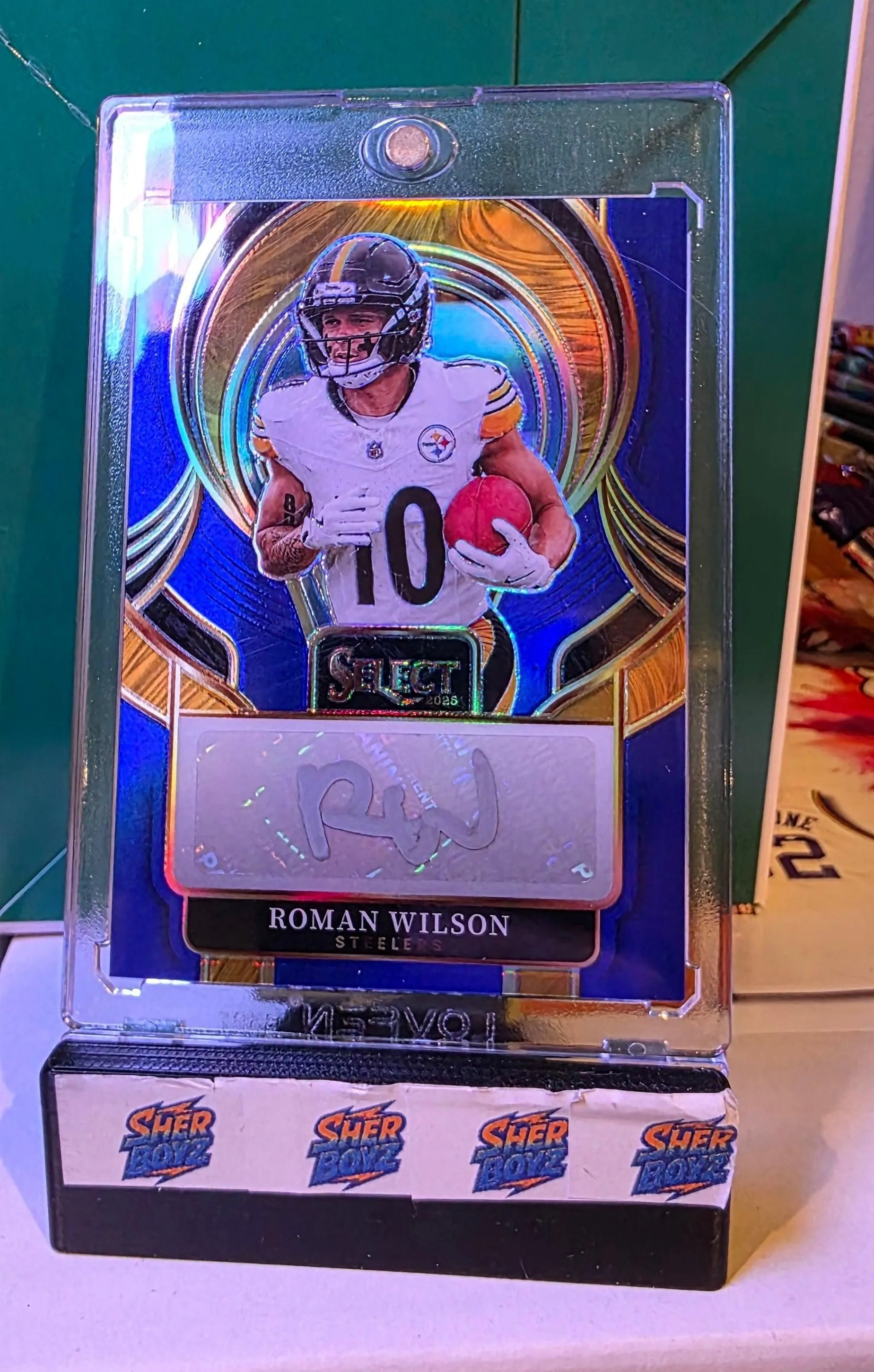 2025 Panini Select Roman Wilson Rookie Patch Auto /99 Steelers