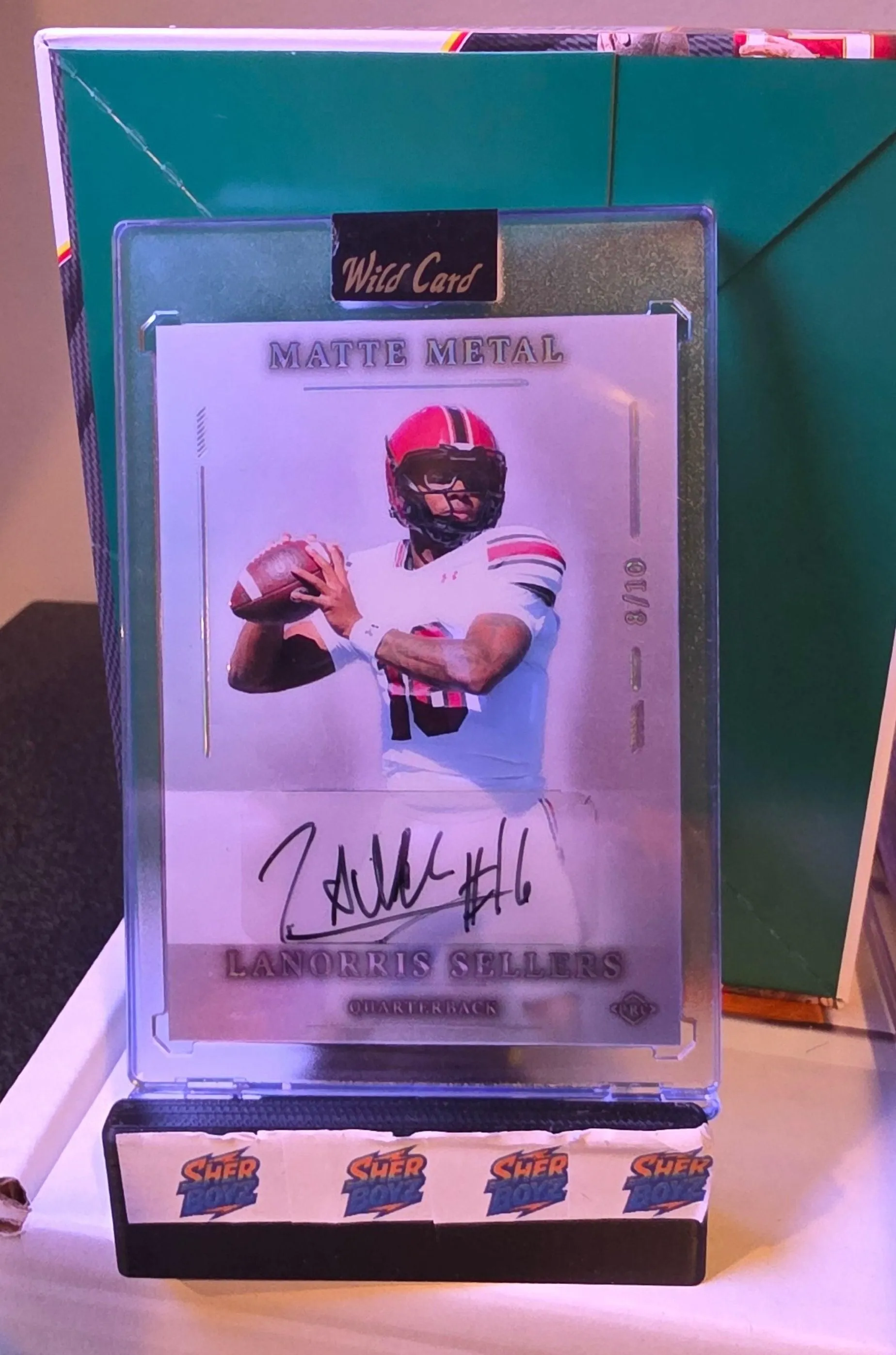 Matte Metal LaNorris Sellers Autograph /10 South Carolina