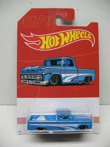 Hot Wheels American Trucks Blue Custom '62 Chevy Pickup Diecast Model Car