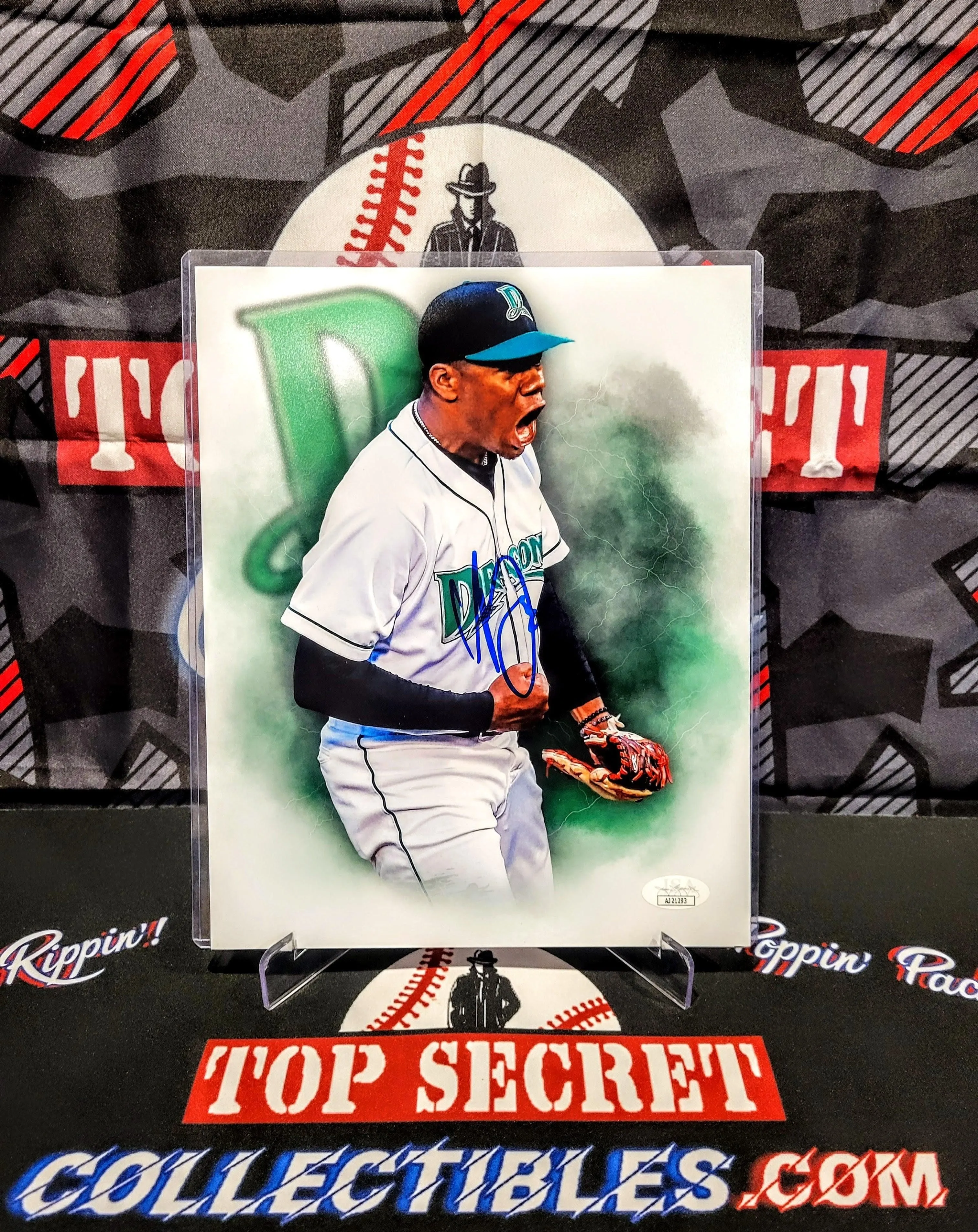 Hunter Greene Reds MiLB Auto/Signed 8x10 Photo - JSA