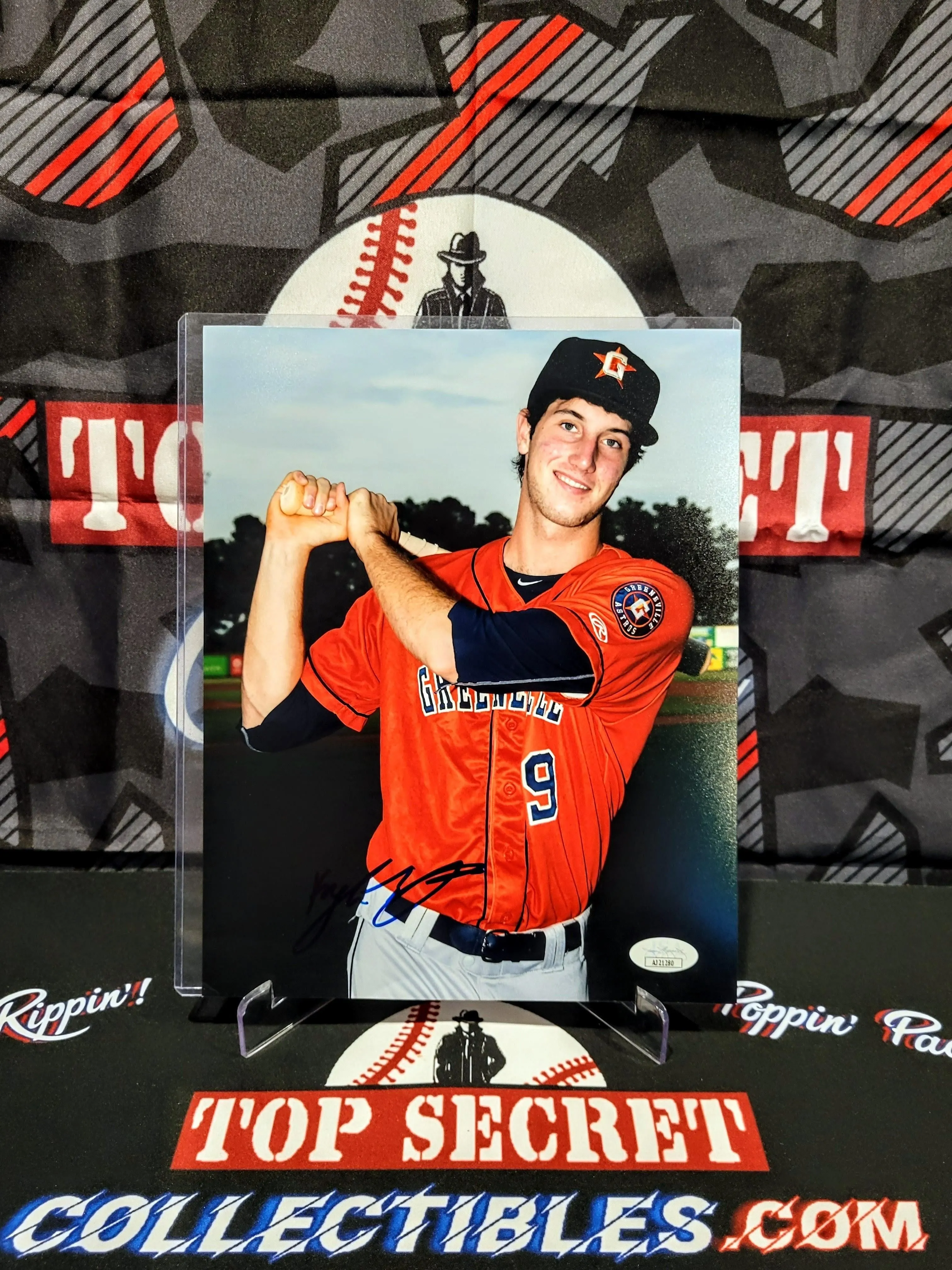 Kyle Tucker Astros Greenville MiLB 8x10 Photo Auto/Signed - JSA