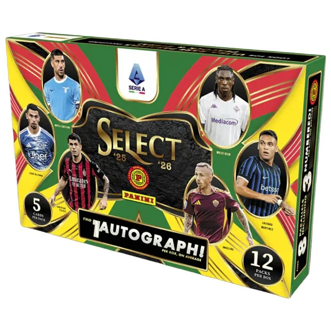 2025-26 Panini Select Serie A Soccer Hobby International Box