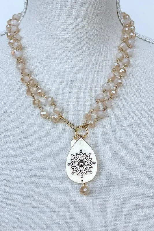 Choose Happy Manifest That Shit Necklace