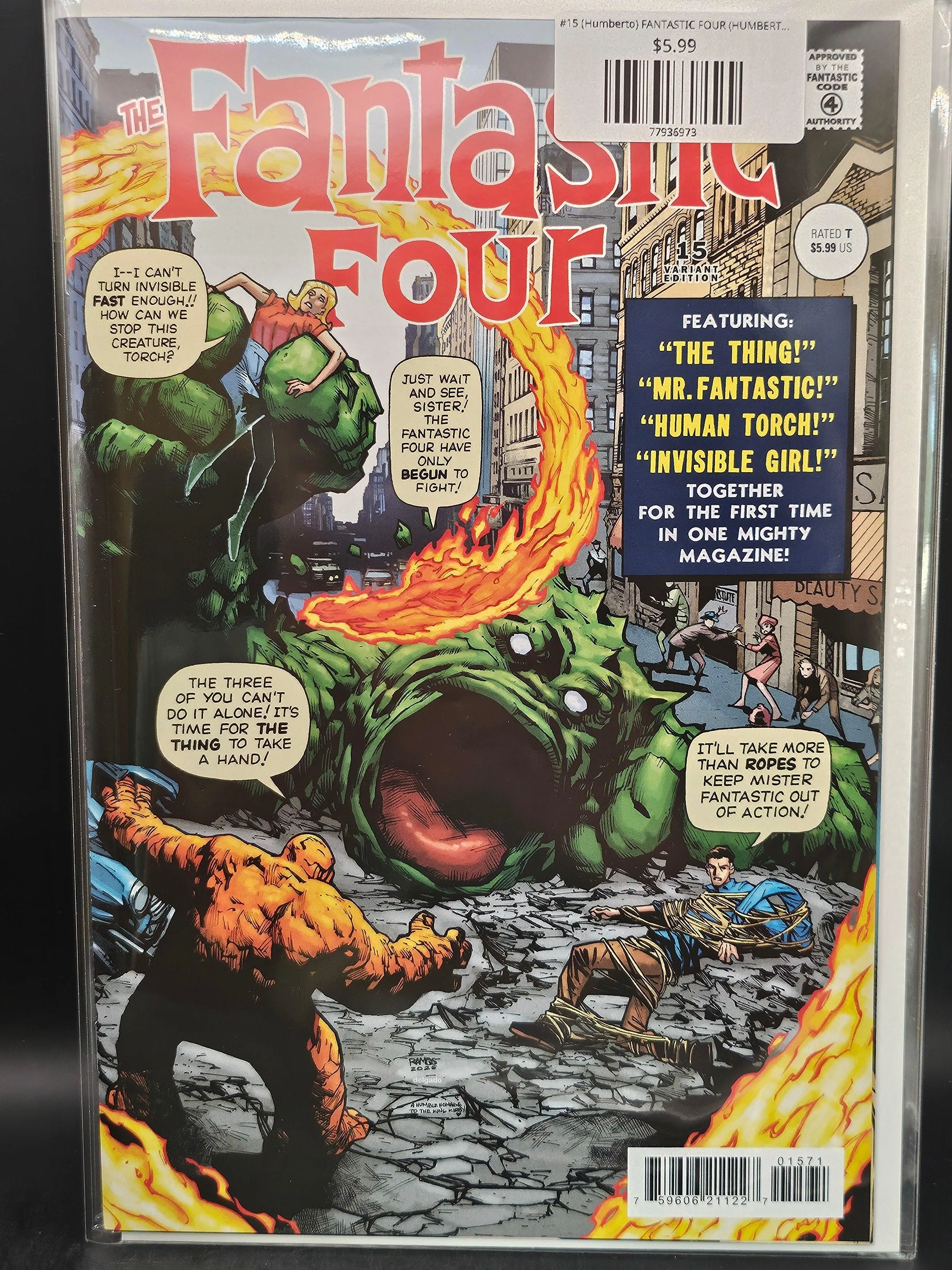 #15 (Humberto) FANTASTIC FOUR (HUMBERTO RAMOS HOMAGE VARIANT)