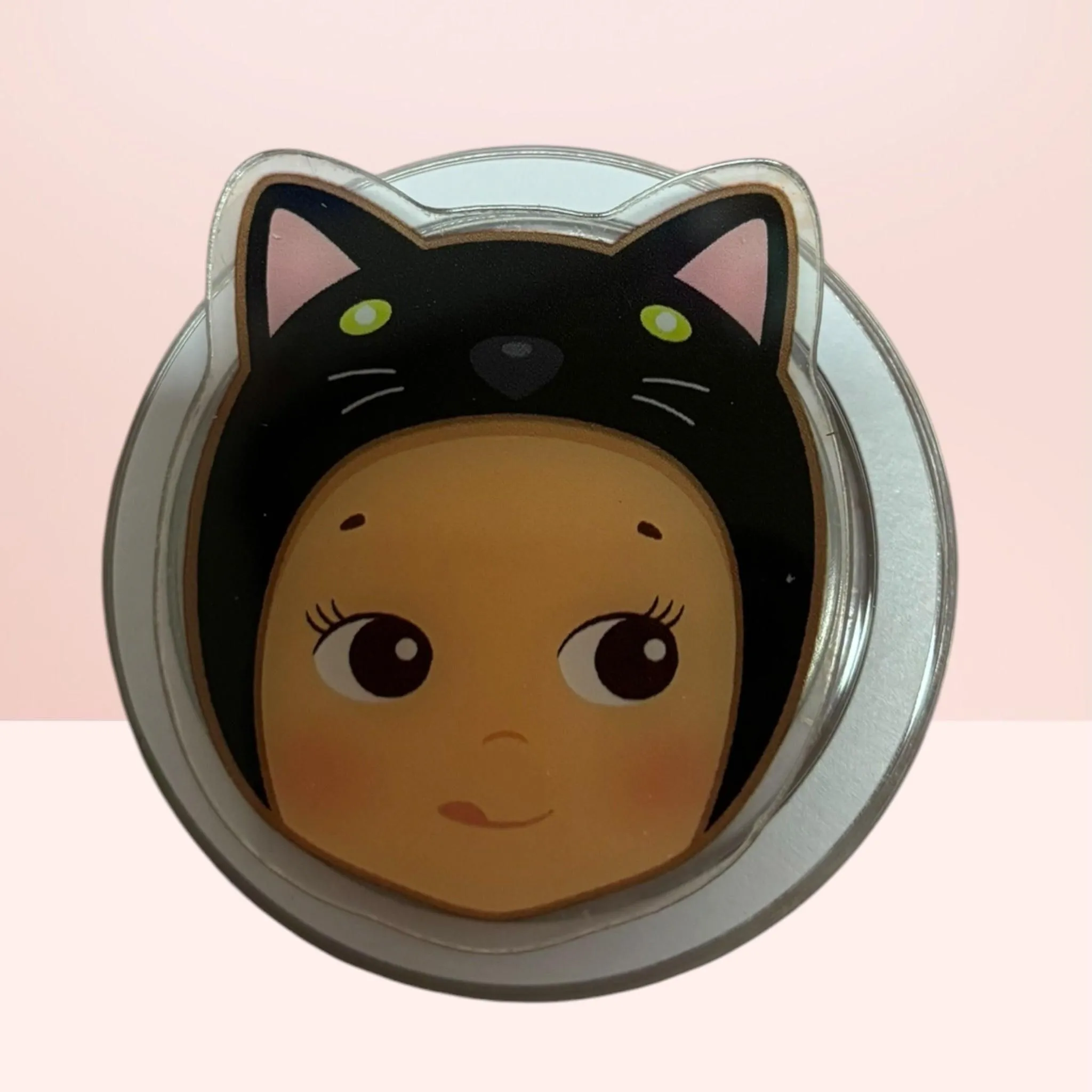 Black cat pop socket