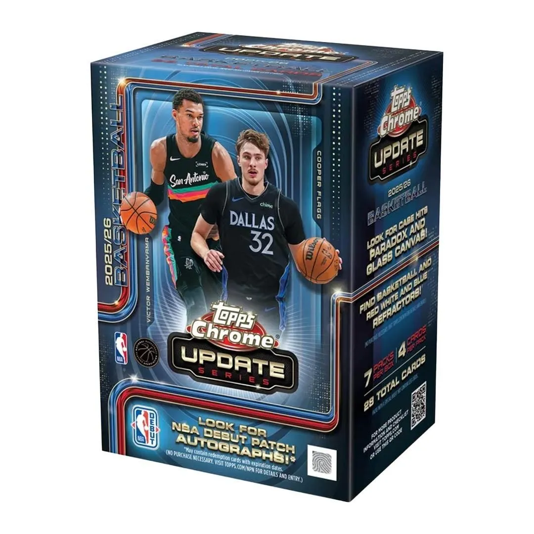 2025-26 Topps Chrome Update Series Basketball Blaster Box (Whatnot)