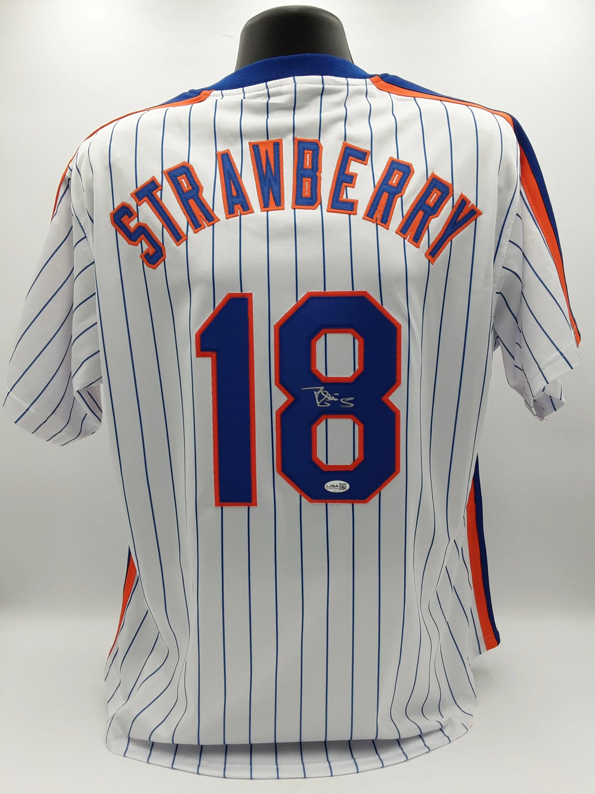 Daryl Strawberry Authentic Signed Pro Style Jersey Autographed JSA R2