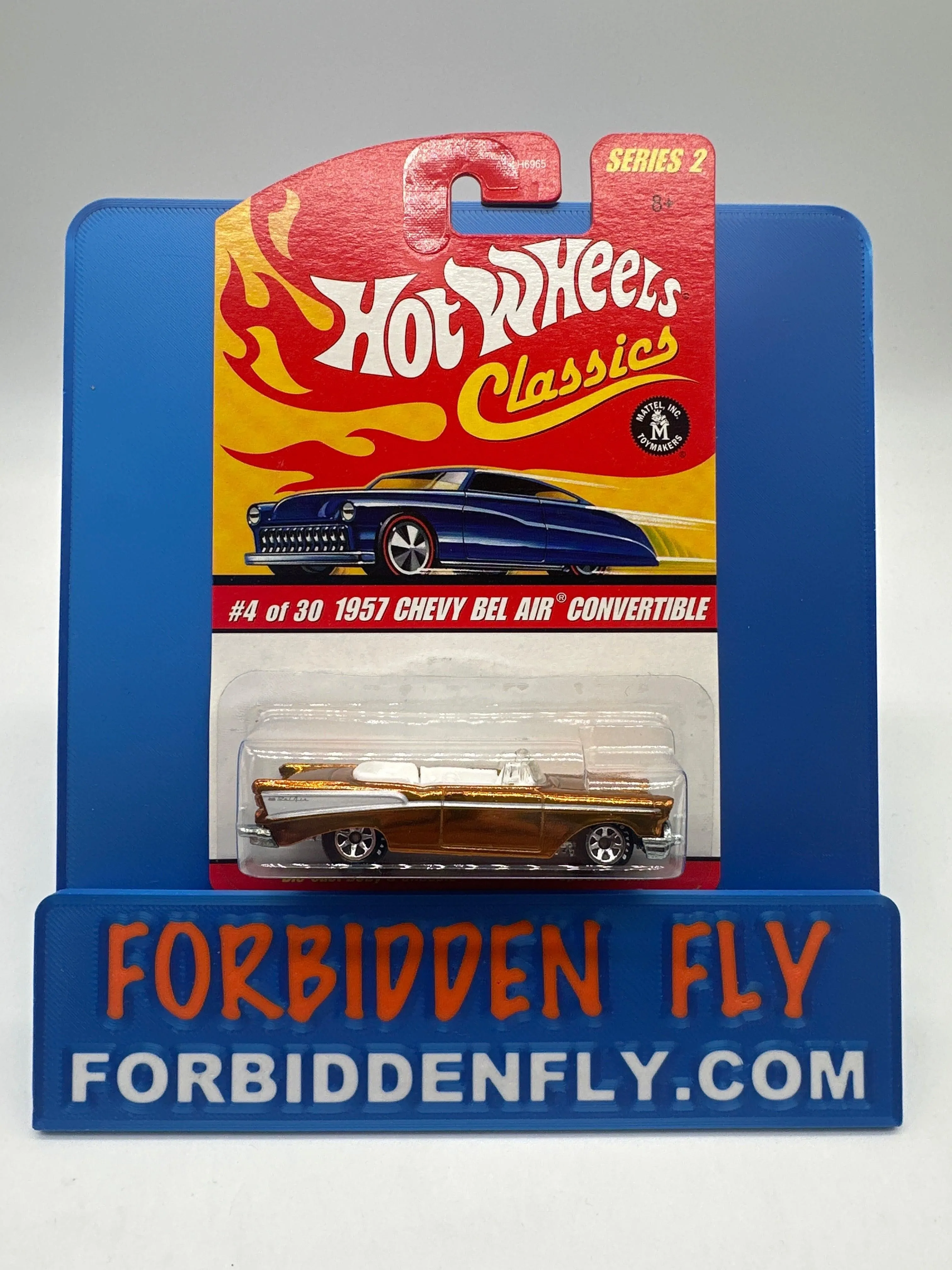 Hot Wheels Classics - Series 2 #4 of 30 - Gold 1957 Chevy Bel Air