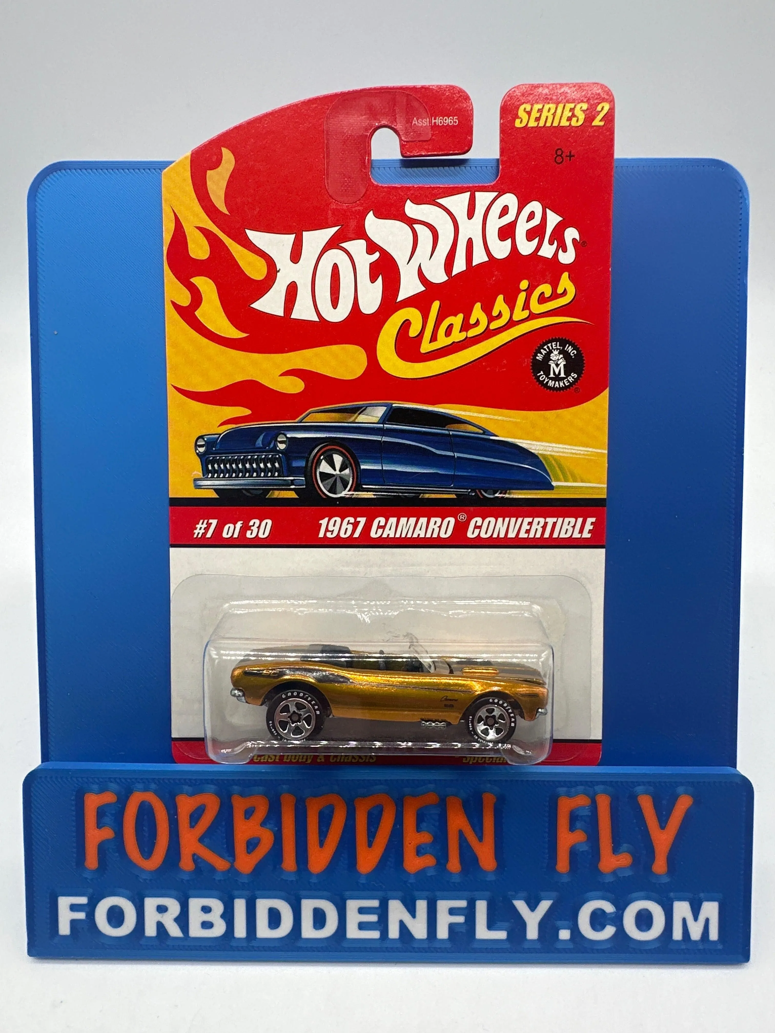 Hot Wheels Classics - Series 2 #7 of 30 - Gold 1967 Camaro Convertible