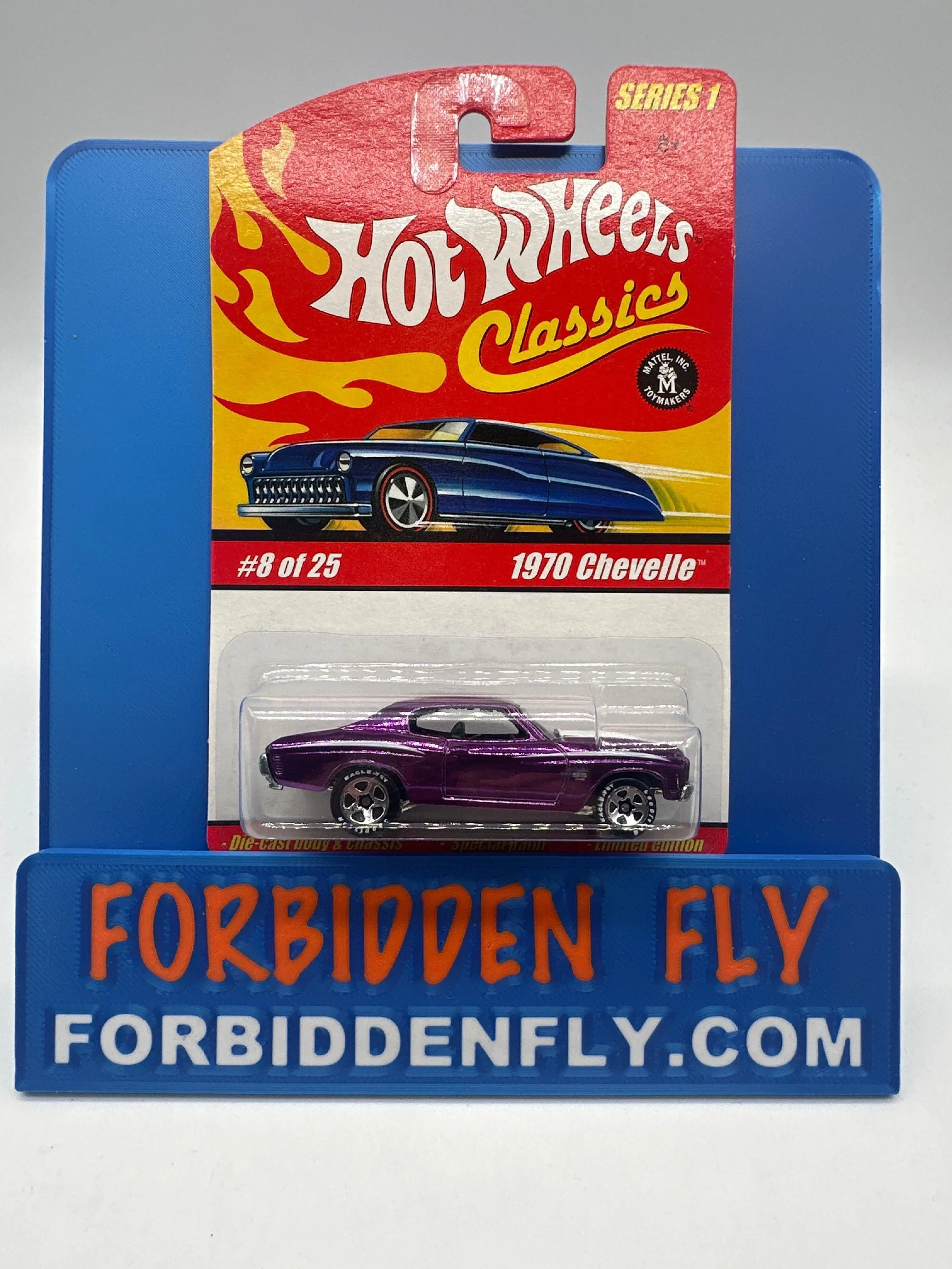 Hot Wheels Classics - Series 1 #8 of 25 - Purple 1970 Chevelle