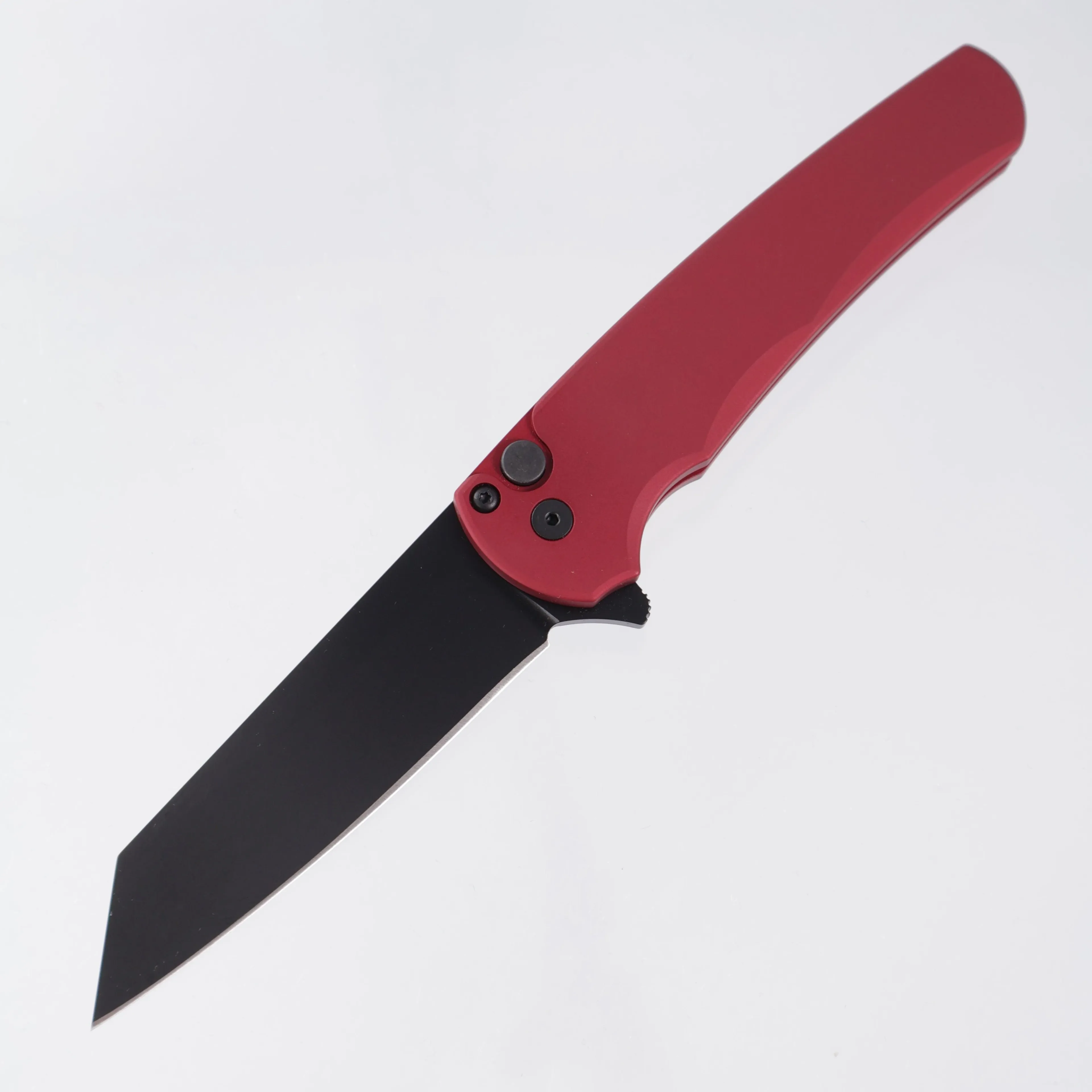 Pro-Tech Malibu Reverse Tanto - Red Aluminum - DLC Magnacut - 5403-RED