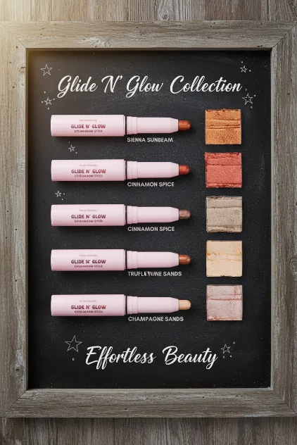 Kara beauty Glide N' Glow Eyeshadow Stick  "CHAMPAGNE SANDS"