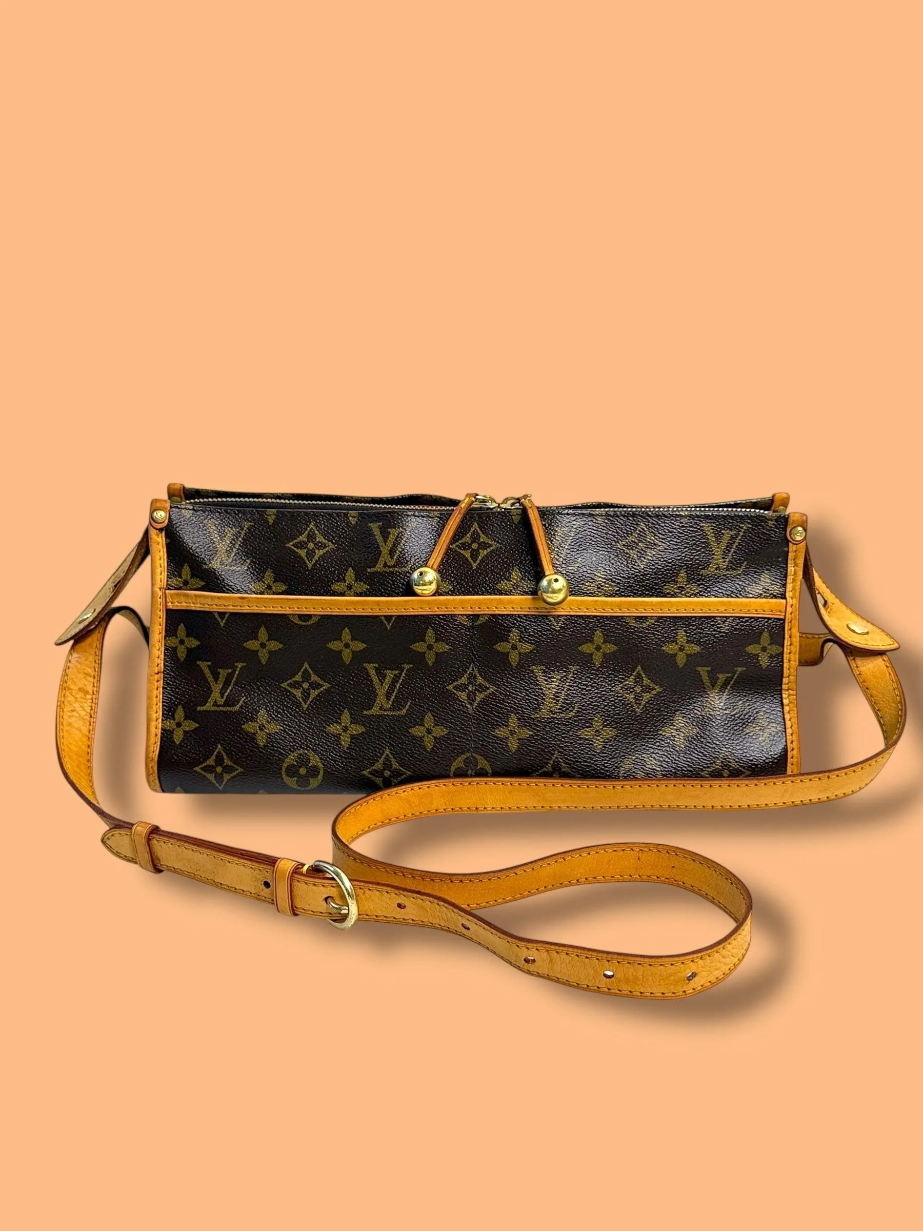 TBC274 LOUIS VUITTON Monogram Poppincourt Crossbody Bag DU0075