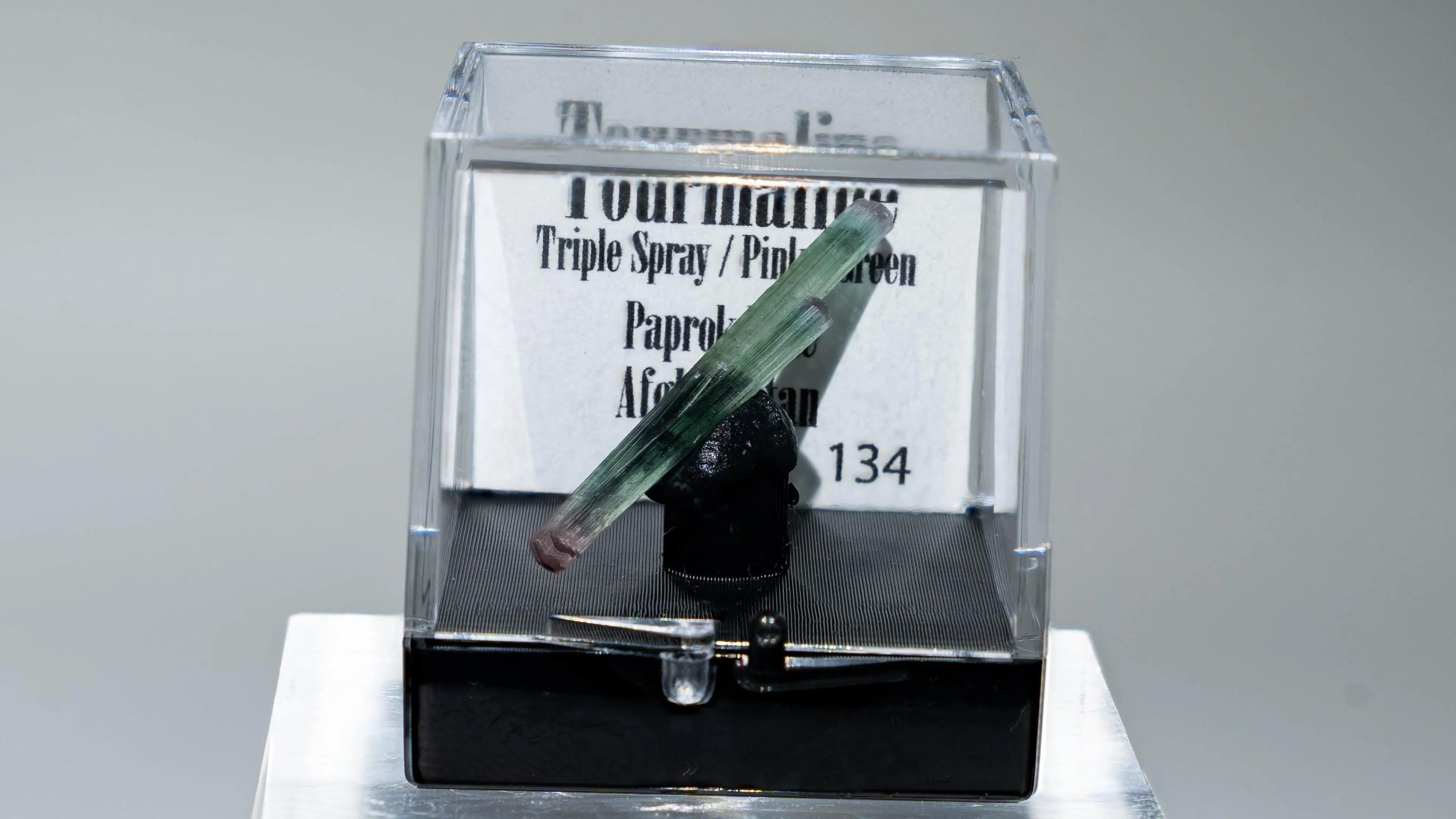 Tourmaline Crystal Cluster – Paprok Mine, Afghanistan | Triple Spray, Pink & Green Elbaite